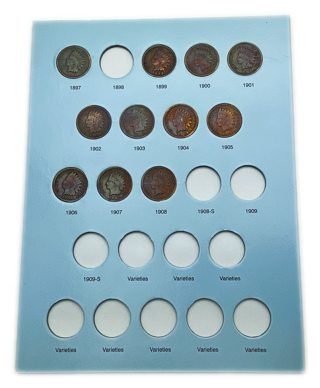 USA - 23 coins of 1 cent from different years - G-VF
are in a hard folder
... - 1 3