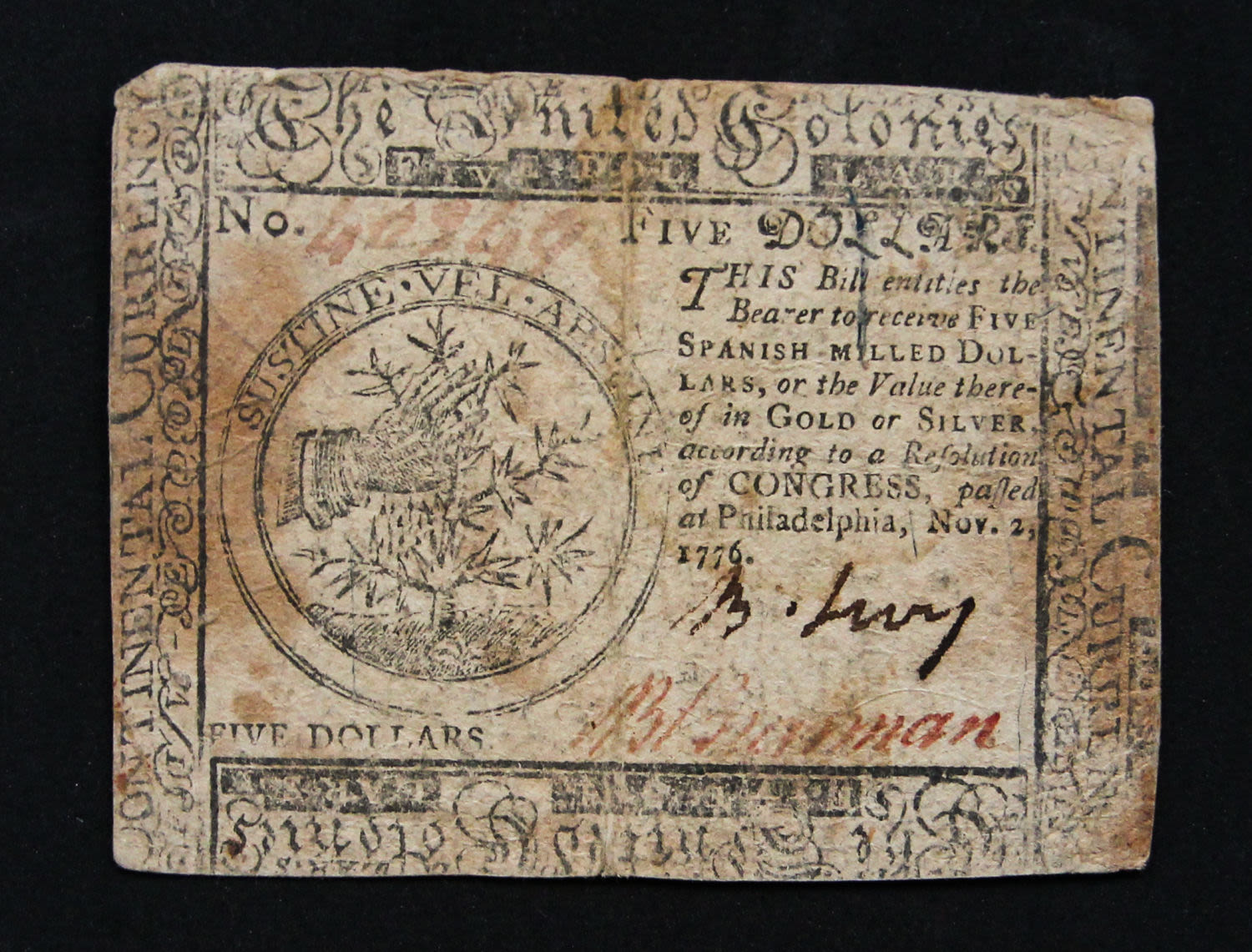 USA - 5 dollars 1776. - 1 0