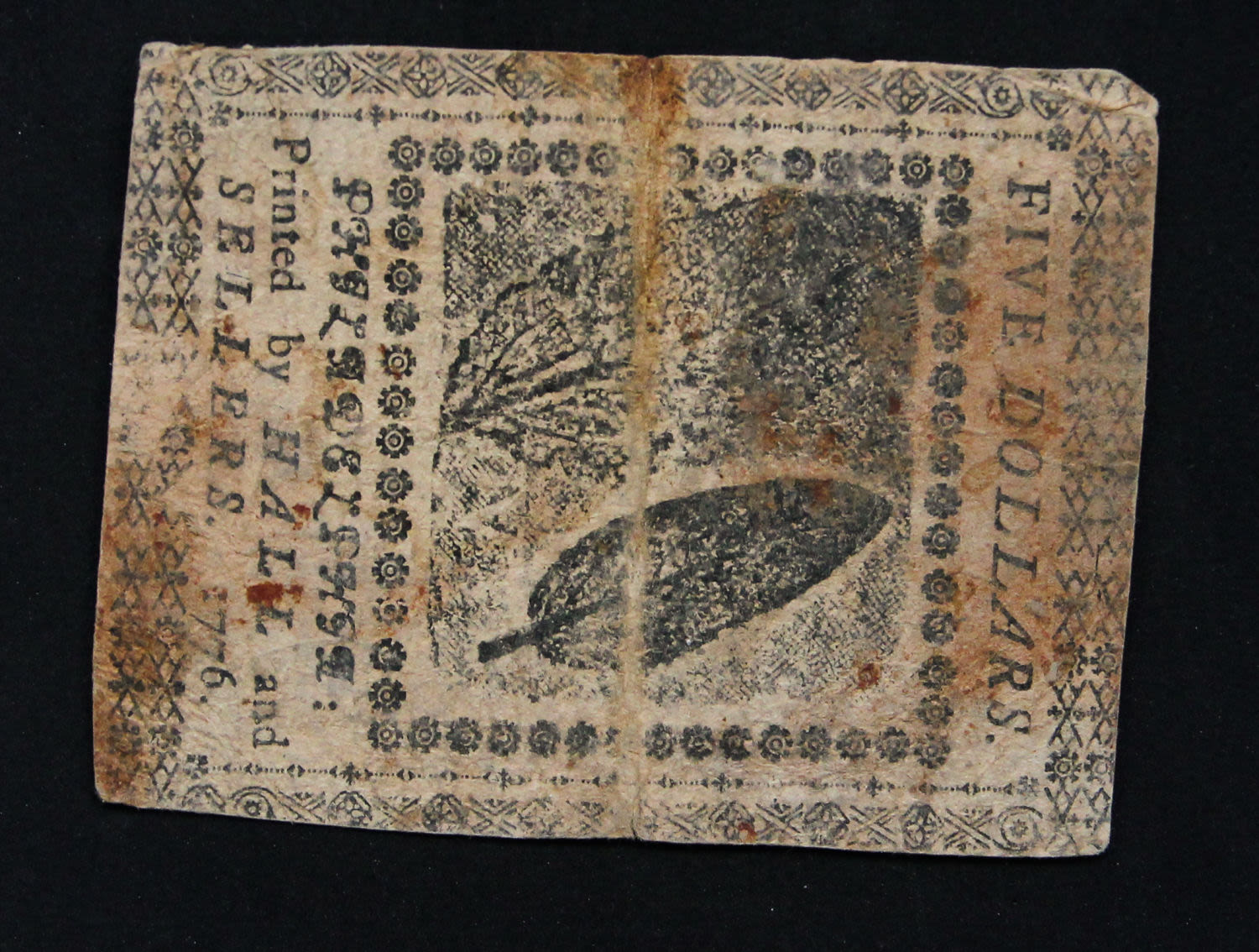 USA - 5 dollars 1776. - 1 1