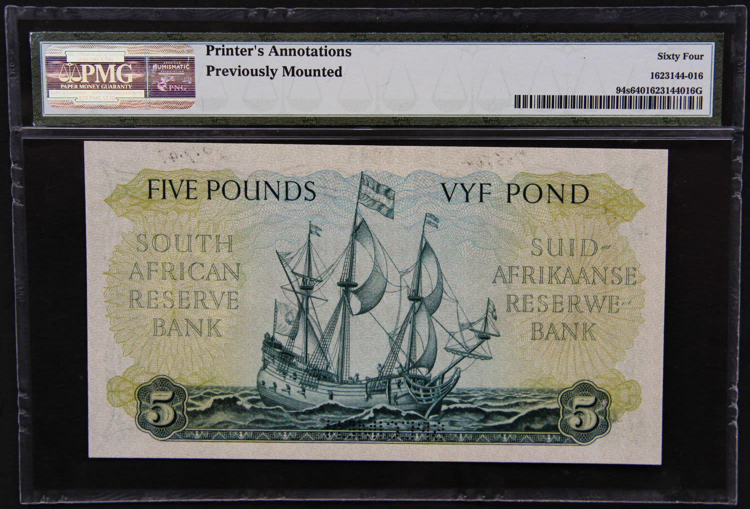 South Africa - 5 pounds 1948 Specimen. - 1 1