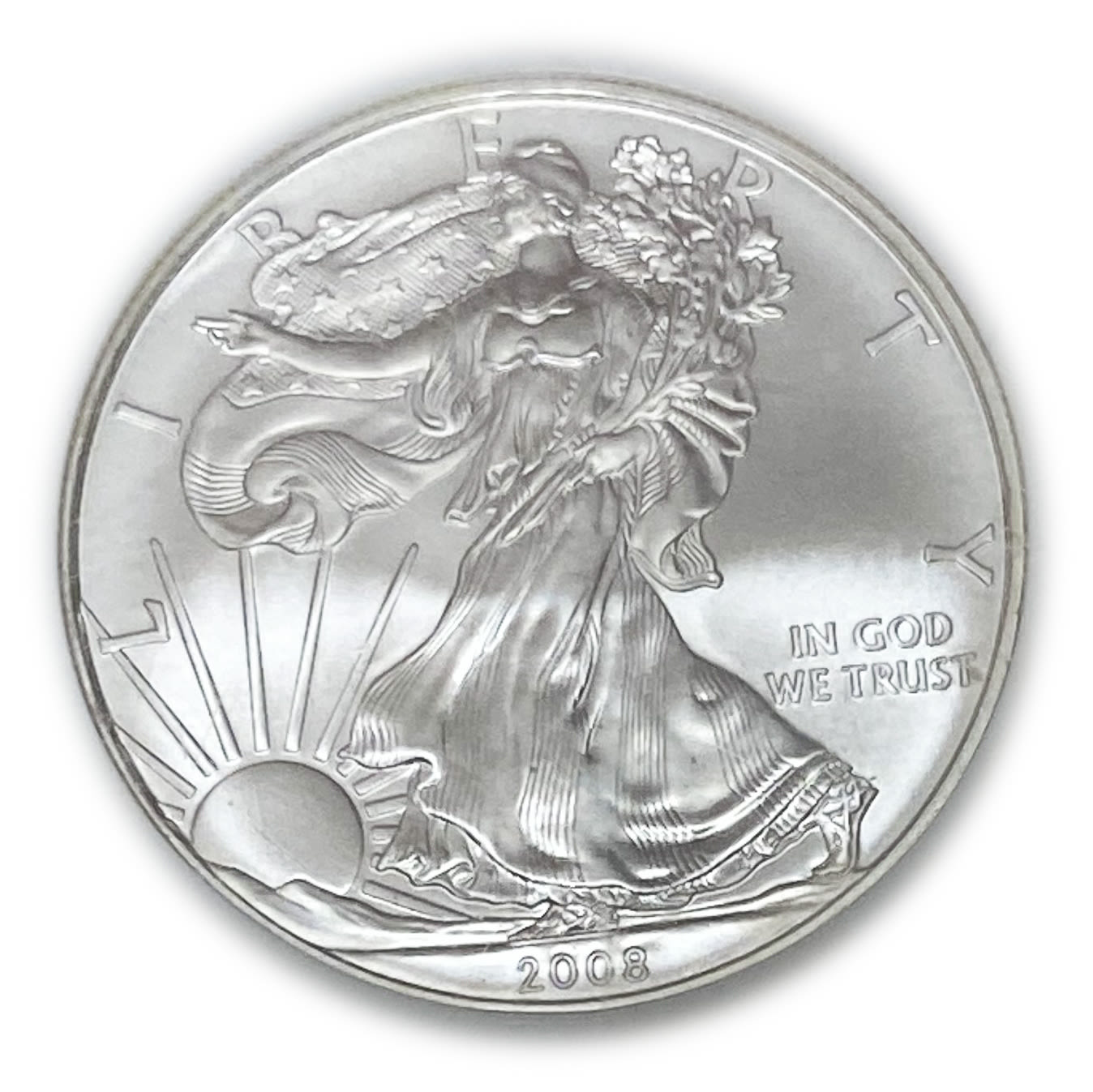 USA - 1 Dollar 2008 - "Walking Librety - Silver Eagle" - NGC GET UNCIRCULATED
American Eagle Silver ... - 1 0