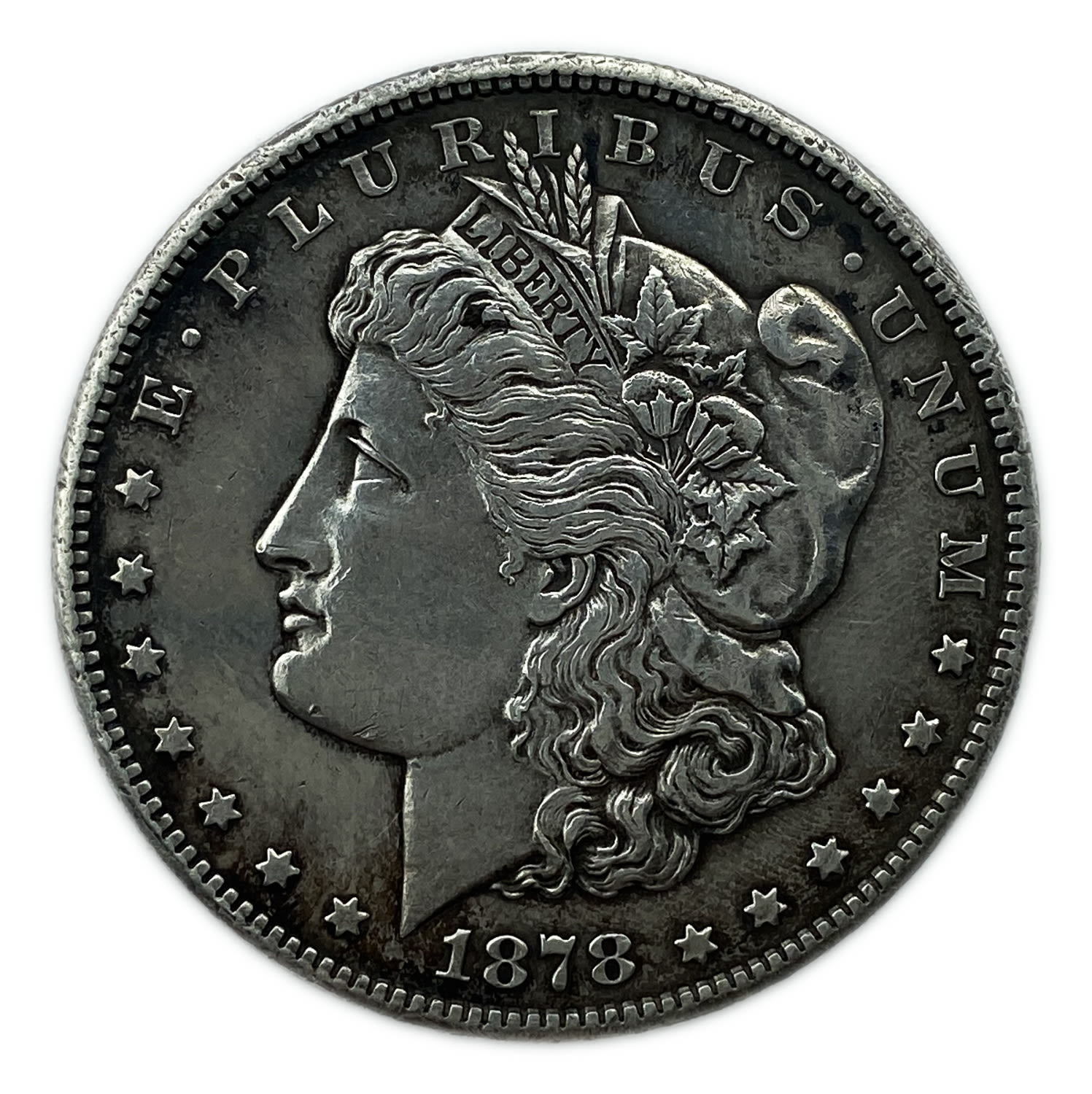 USA - 1 Morgan Dollar 1878 - Mint mark "CC" - Silver, 26.71g
The Morgan dollar was a United States ... - 1 0