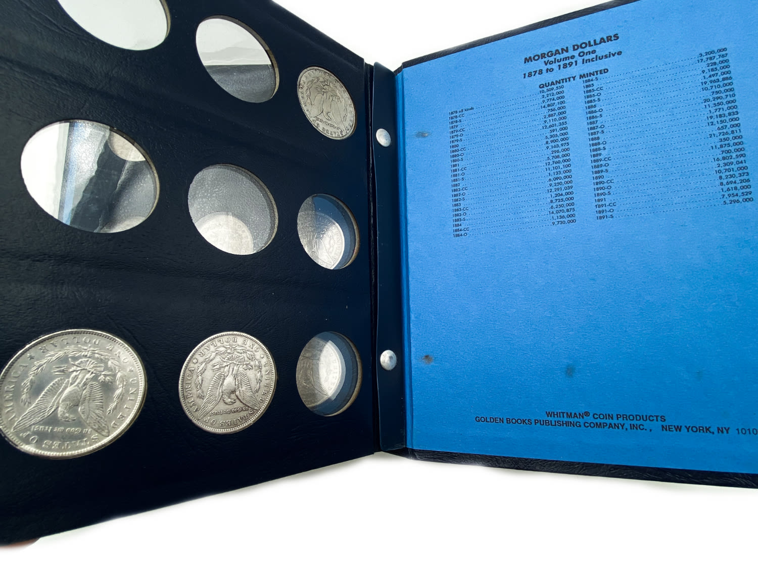 USA - Lot of 27 coins of 1 Morgan Dollar - Different years, in specail album - Silver
The Morgan ... - 1 6