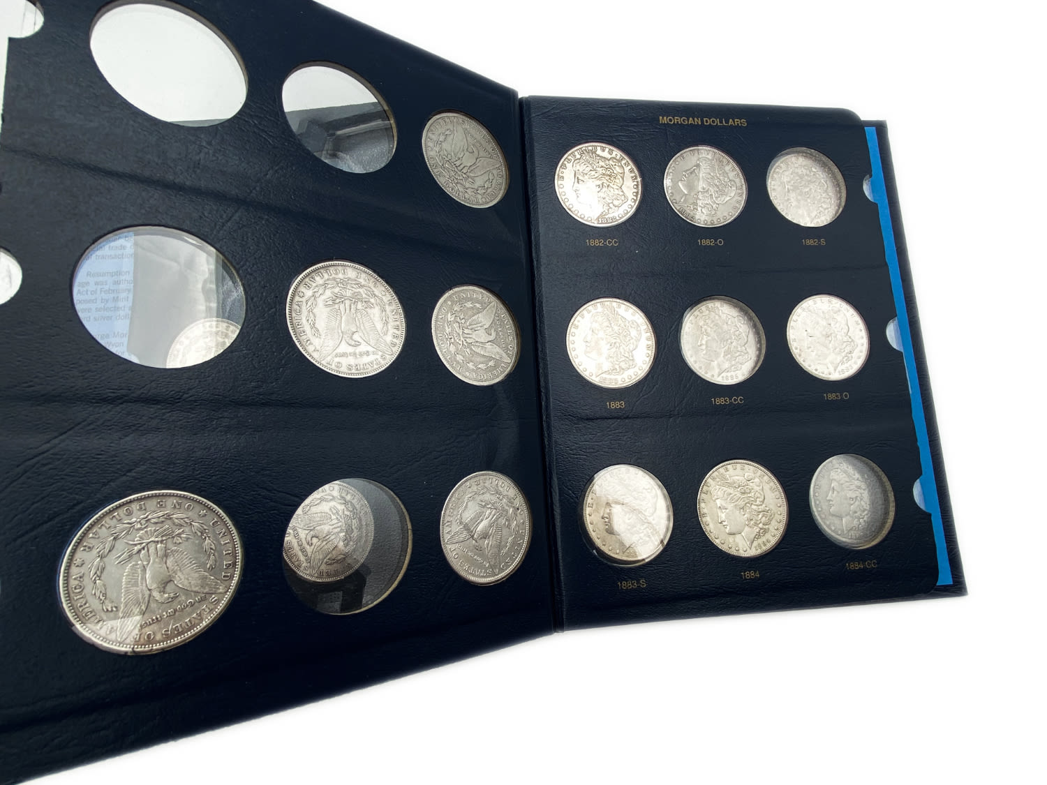 USA - Lot of 27 coins of 1 Morgan Dollar - Different years, in specail album - Silver
The Morgan ... - 1 2