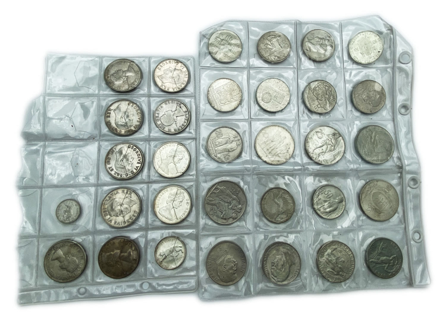 World- a very large collection of about 71 coins, most of them made of silver, definitely an opportunity, it is ... - 1 0