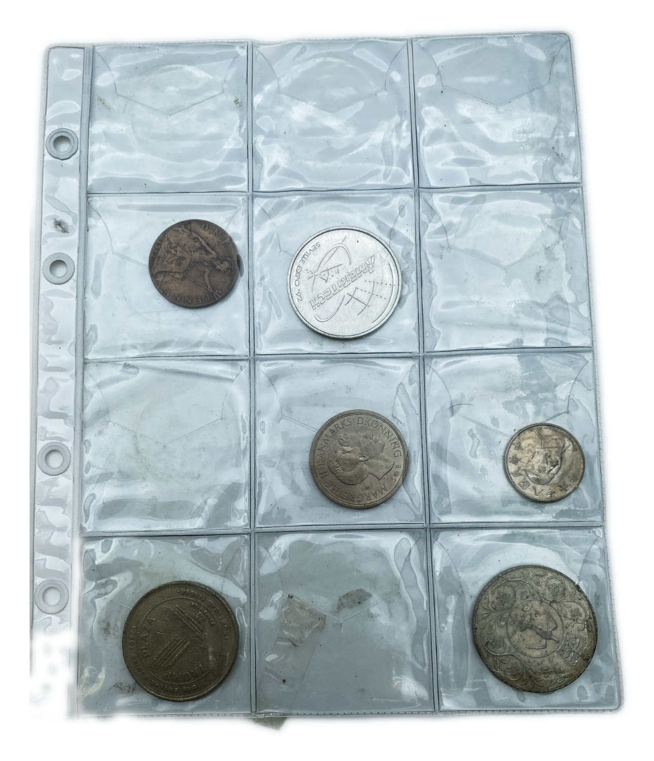 World - a large collection of world coins, are in the album and special pages for storing coins - there are quite a ... - 1 6