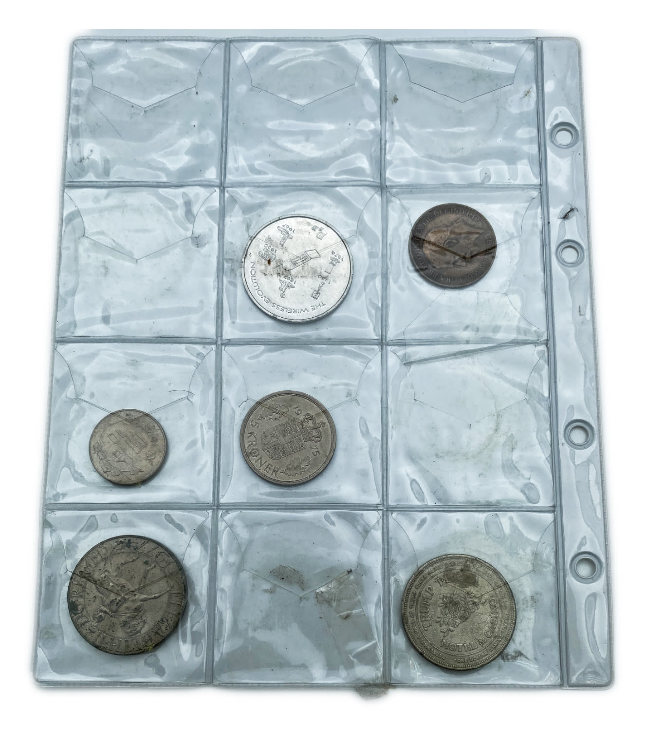 World - a large collection of world coins, are in the album and special pages for storing coins - there are quite a ... - 1 7
