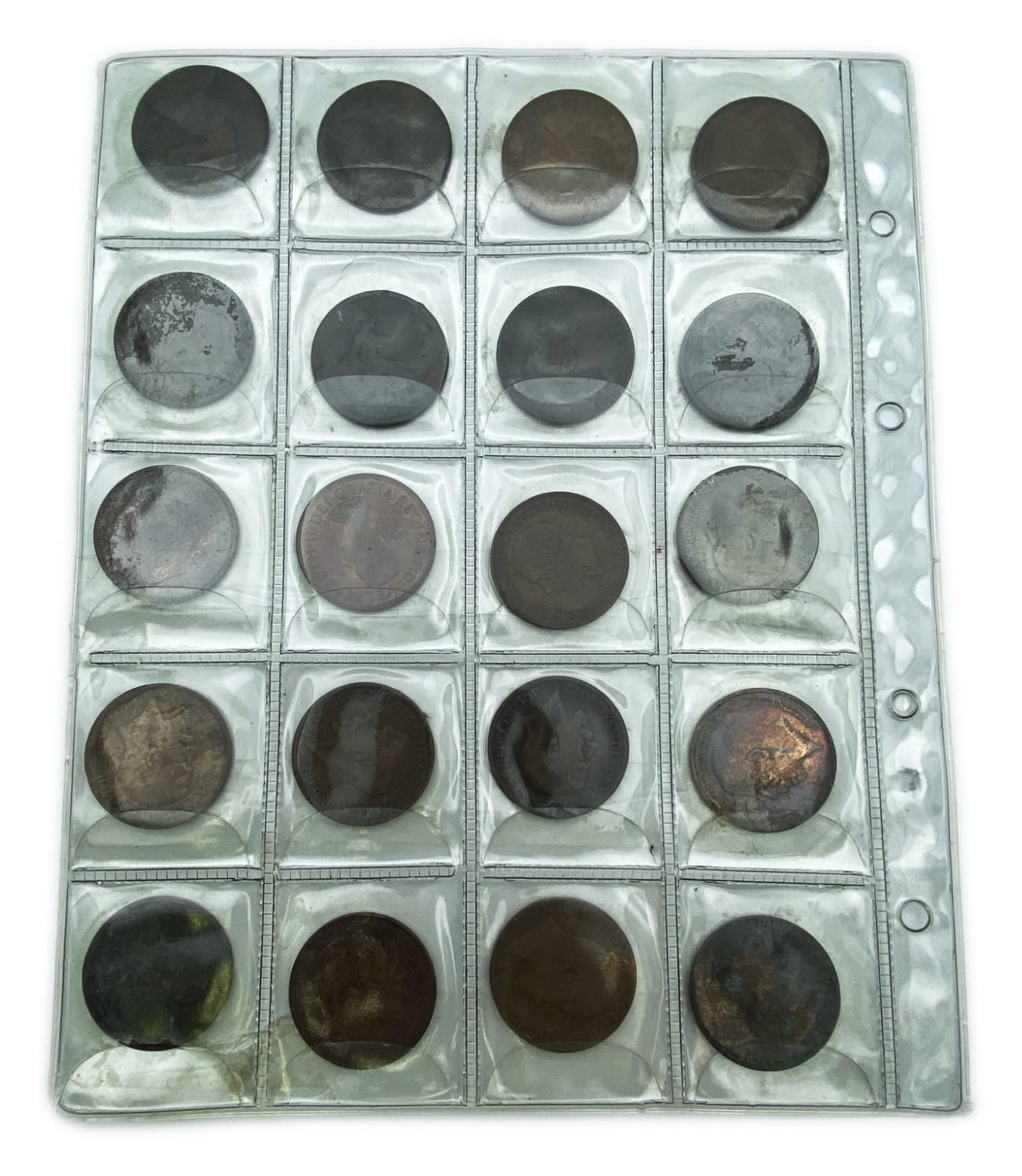 World - a large collection of world coins, are in the album and special pages for storing coins - there are quite a ... - 1 16