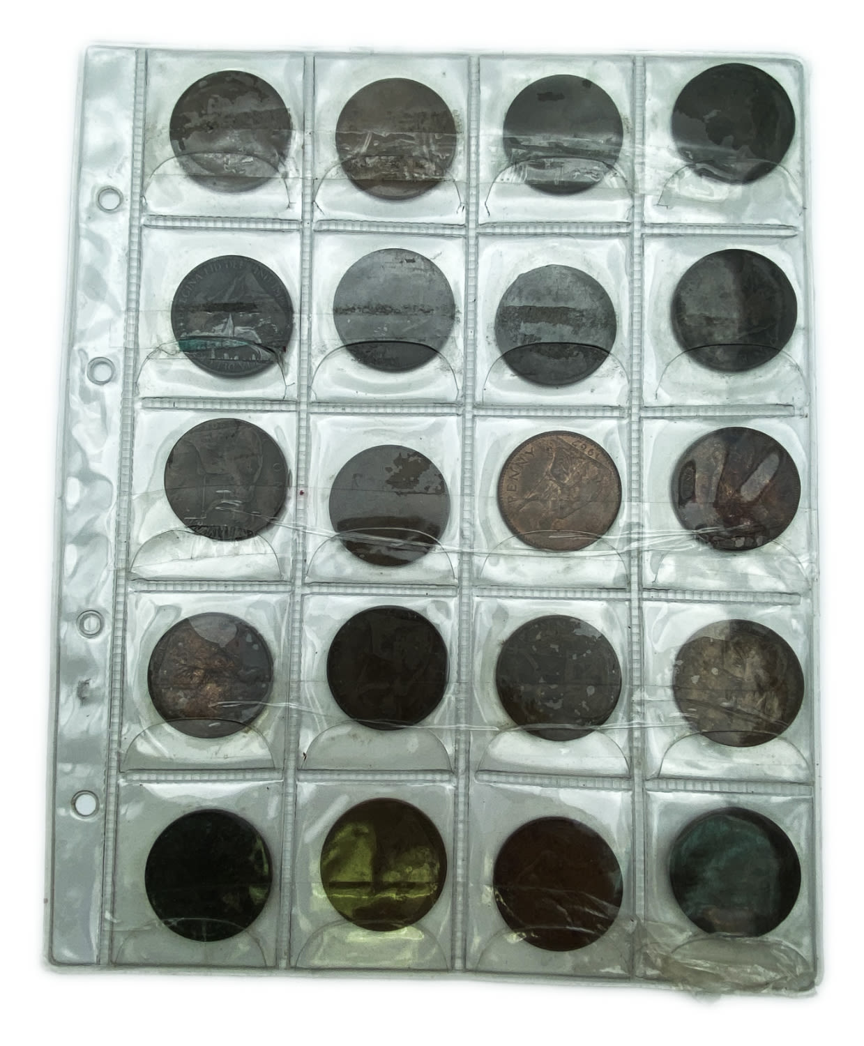 World - a large collection of world coins, are in the album and special pages for storing coins - there are quite a ... - 1 15