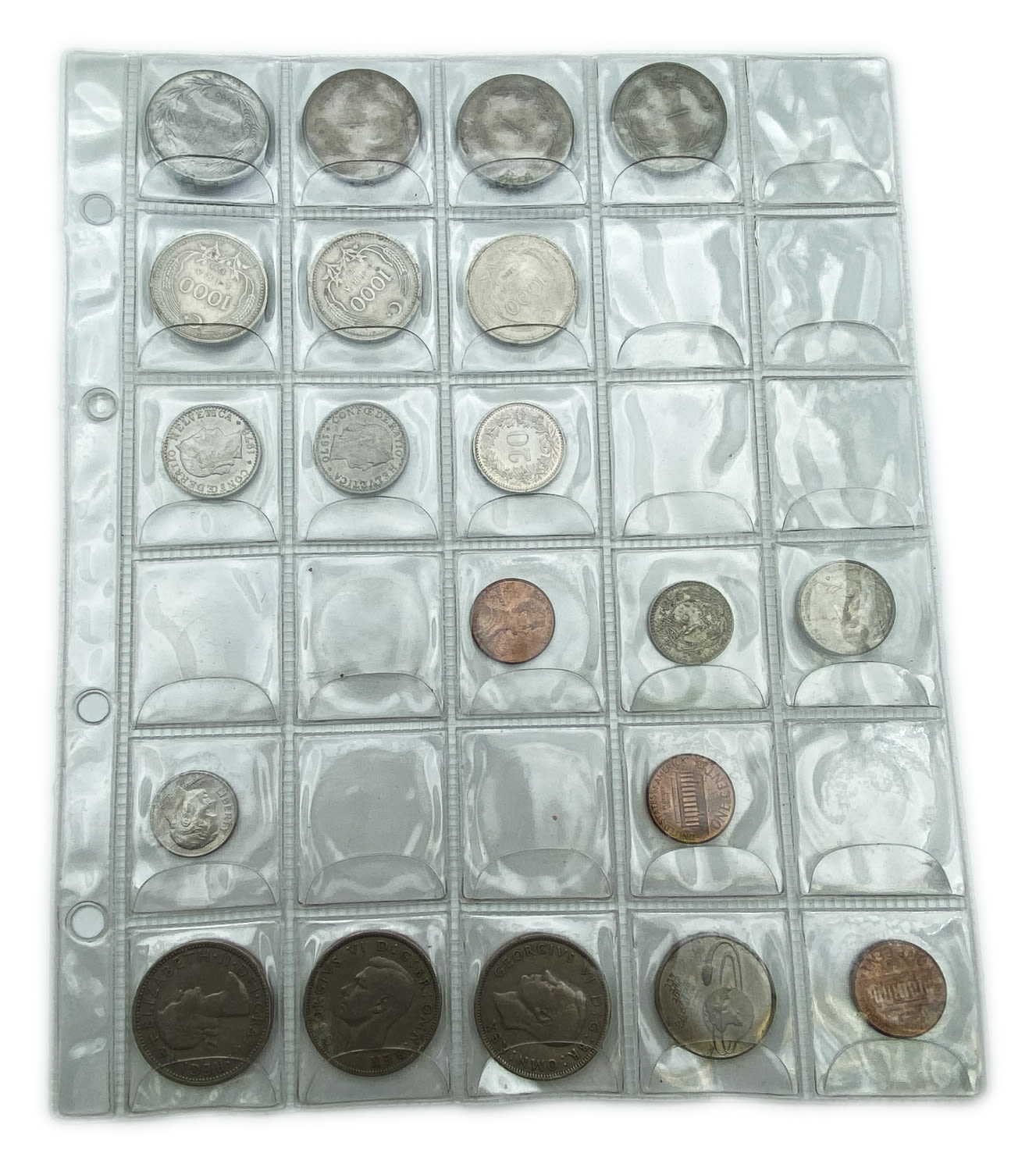 World - a large collection of world coins, are in the album and special pages for storing coins - there are quite a ... - 1 8
