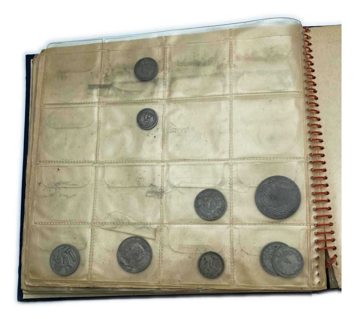 World - a large collection of world coins, are in the album and special pages for storing coins - there are quite a ... - 1 1