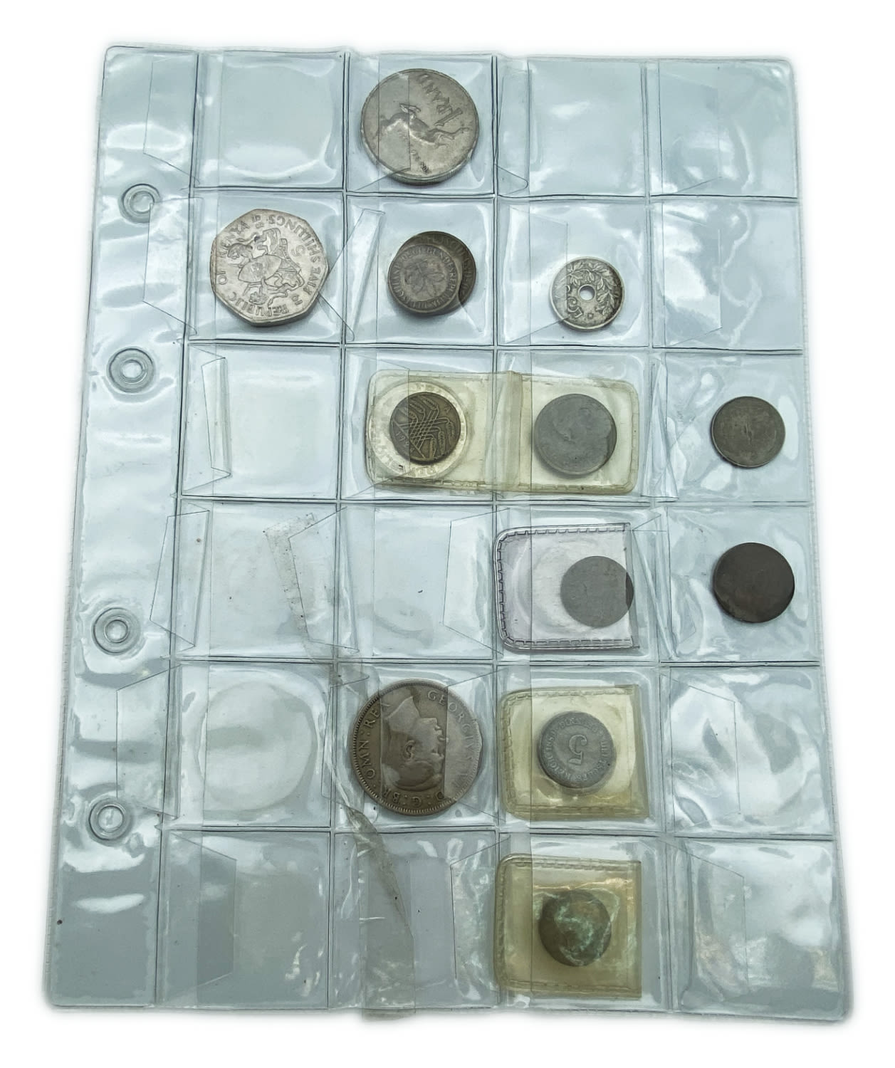 World - a large collection of world coins, are in the album and special pages for storing coins - there are quite a ... - 1 10