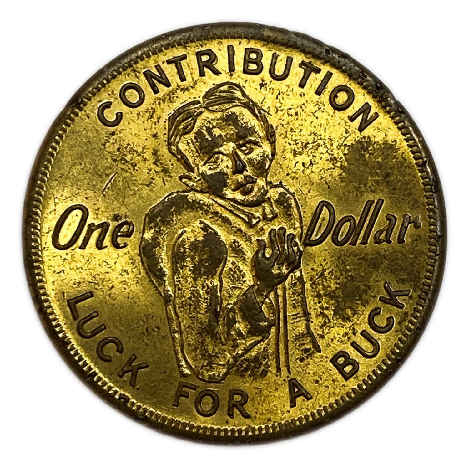 Judaica / Zionism - Donation token - Sanitarium - USA - 1926.
$1 donation token for Jewish ... - 1 0