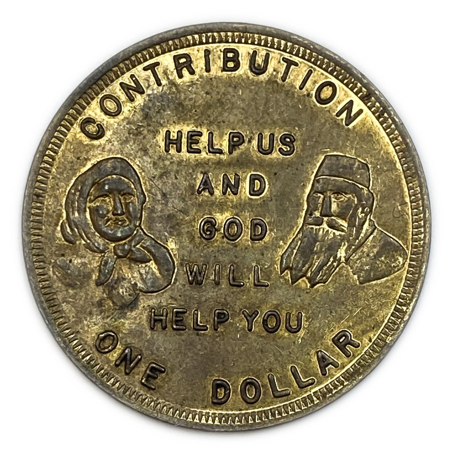 Judaica / Zionism - Donation token - Jewish aged home - USA - 20'.
donation tokens of $1 for Jewish ... - 1 0