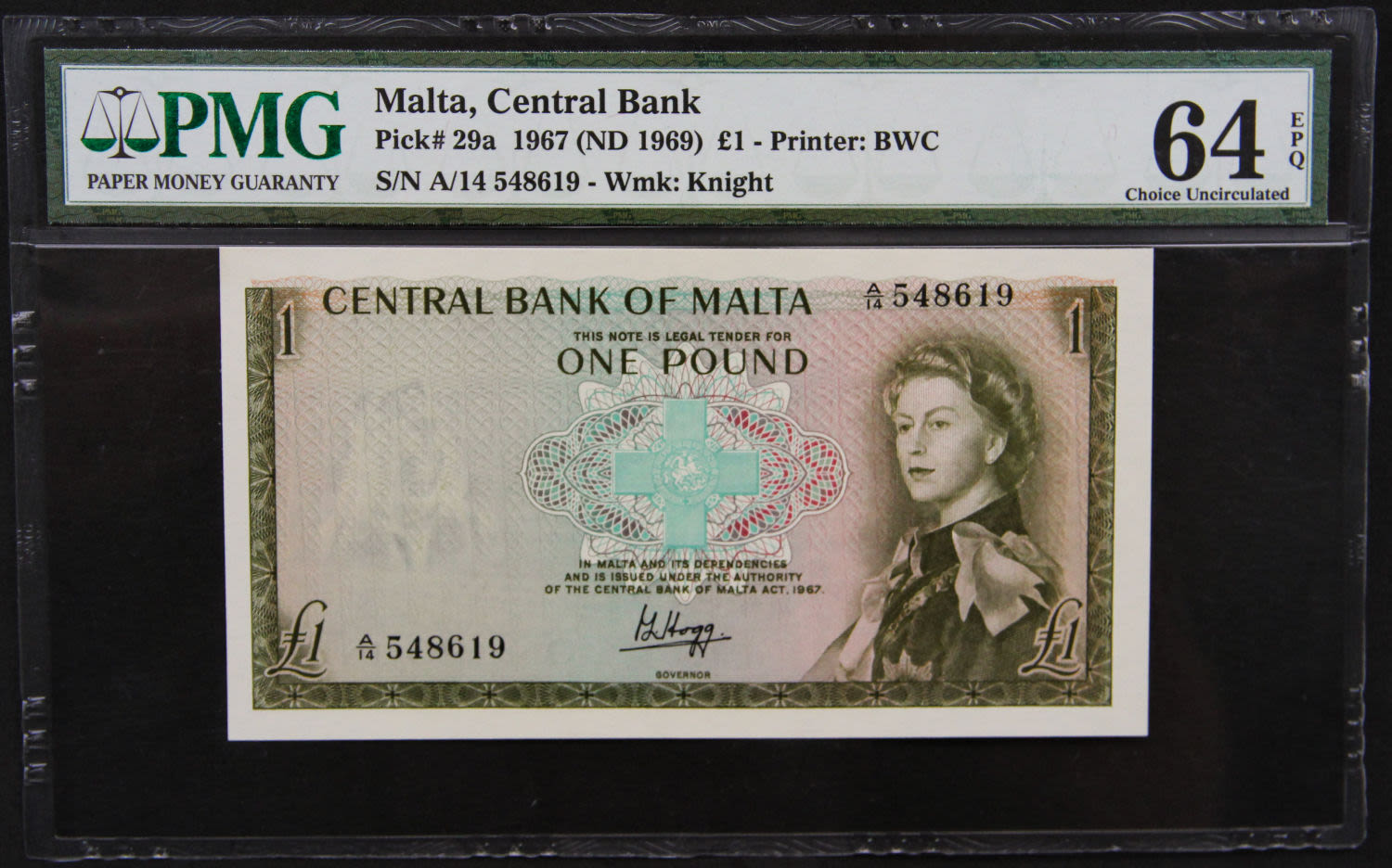 Malta - 1 pounds 1967. - 1 0