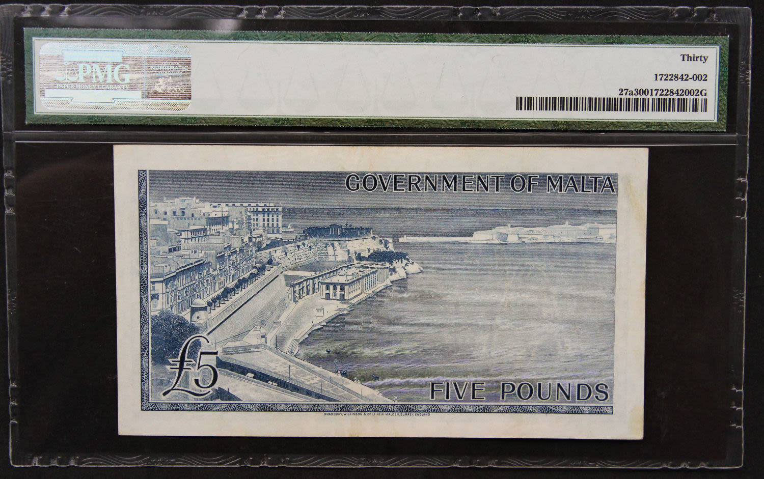 Malta - 5 pounds 1949. - 1 1