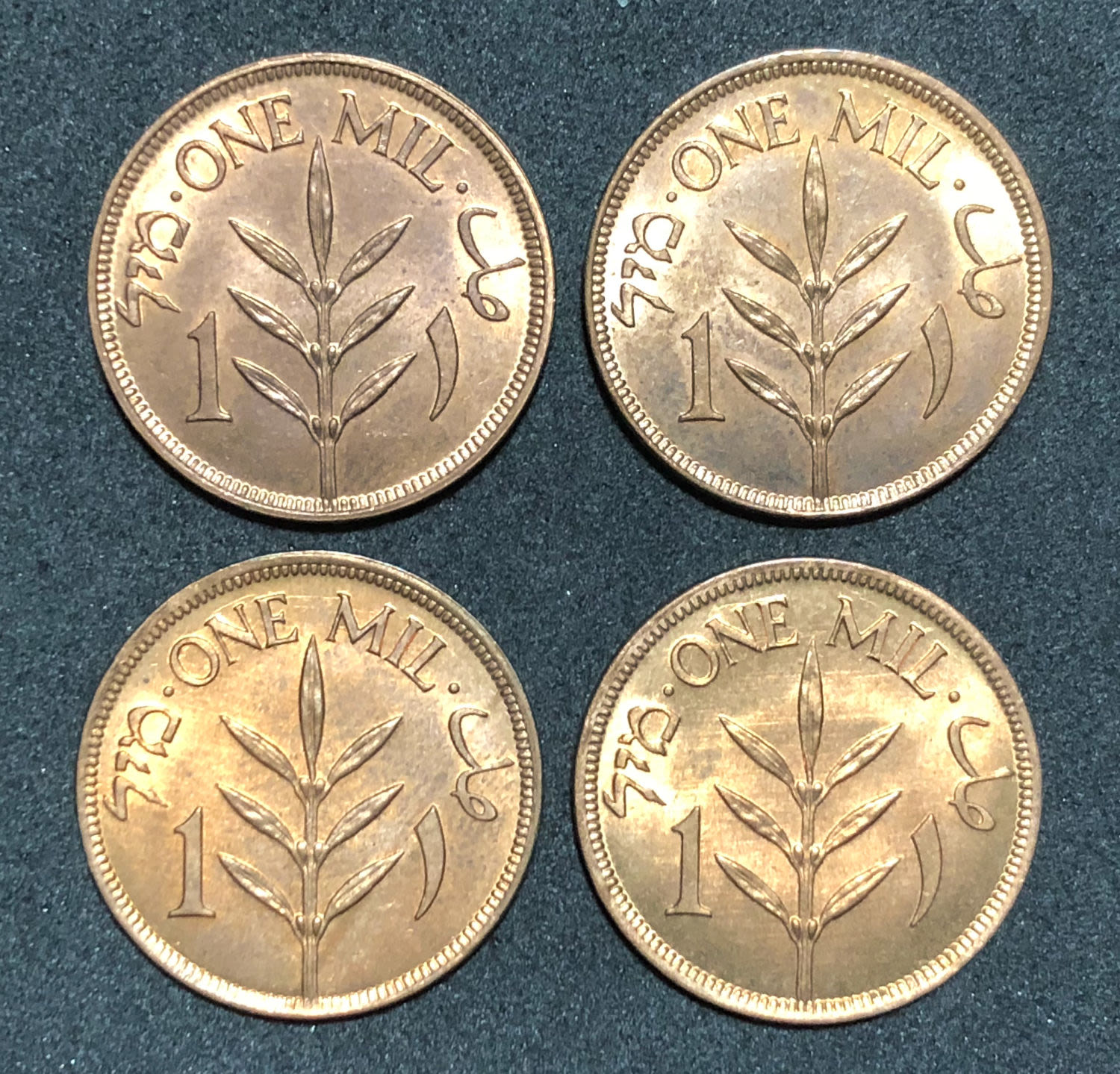 Palestine - lot mil 1927