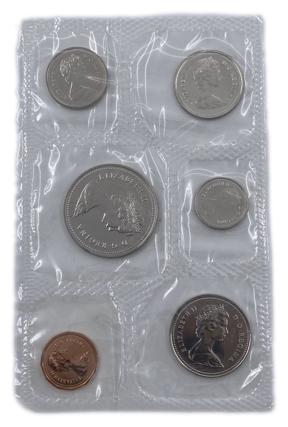 Canada - Lot of 9 silver coins + Canada coin set - In luxury cases - UNC - 1 4
