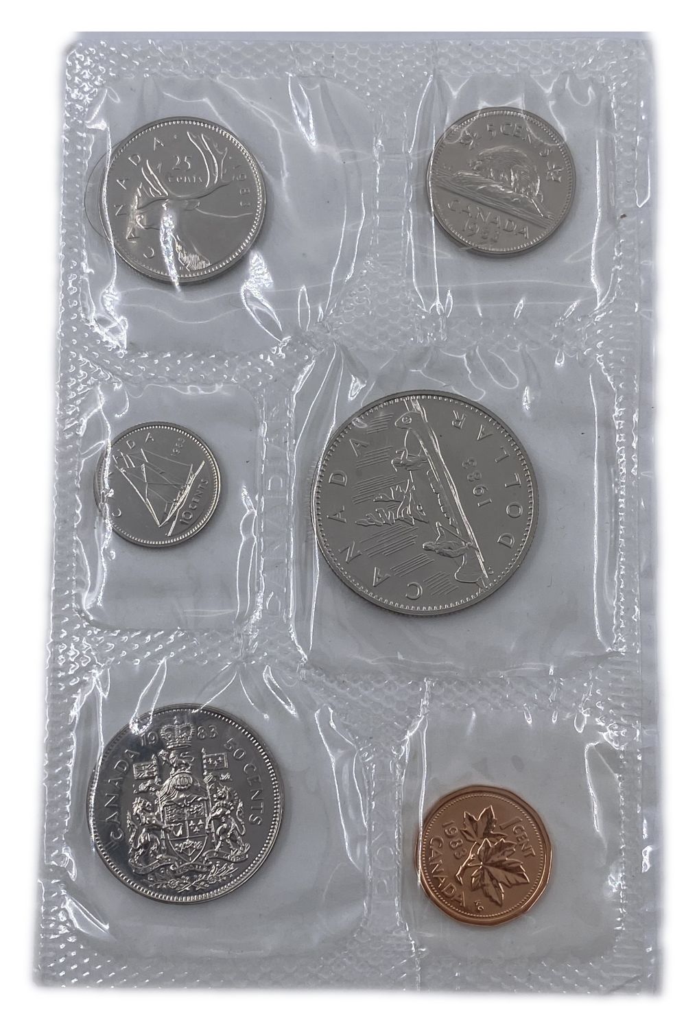 Canada - Lot of 9 silver coins + Canada coin set - In luxury cases - UNC - 1 3
