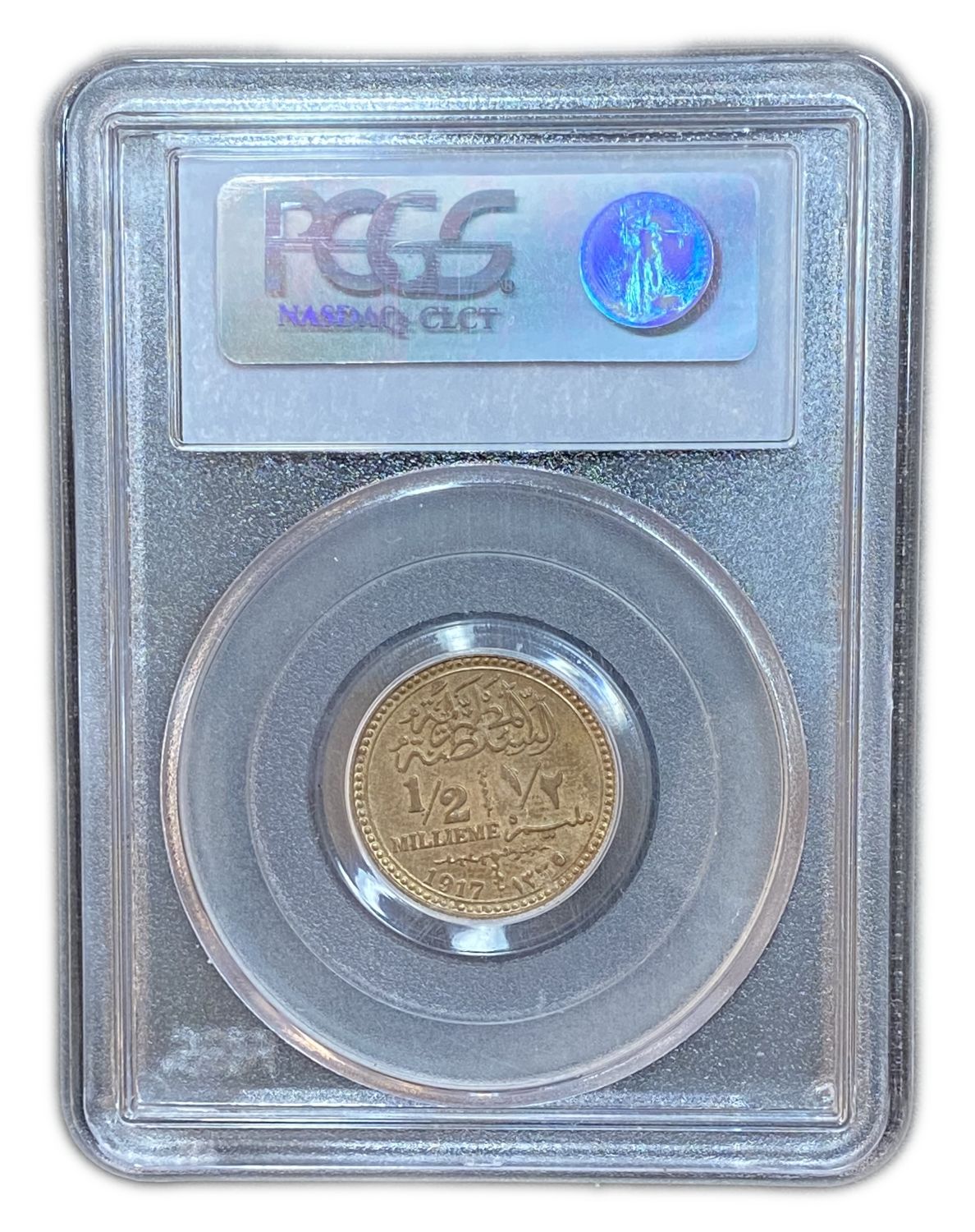 Egypt - 1/2 Mil 1917 - PCGS MS64RB
Late in the Ottoman period, many different currencies went into ... - 1 3