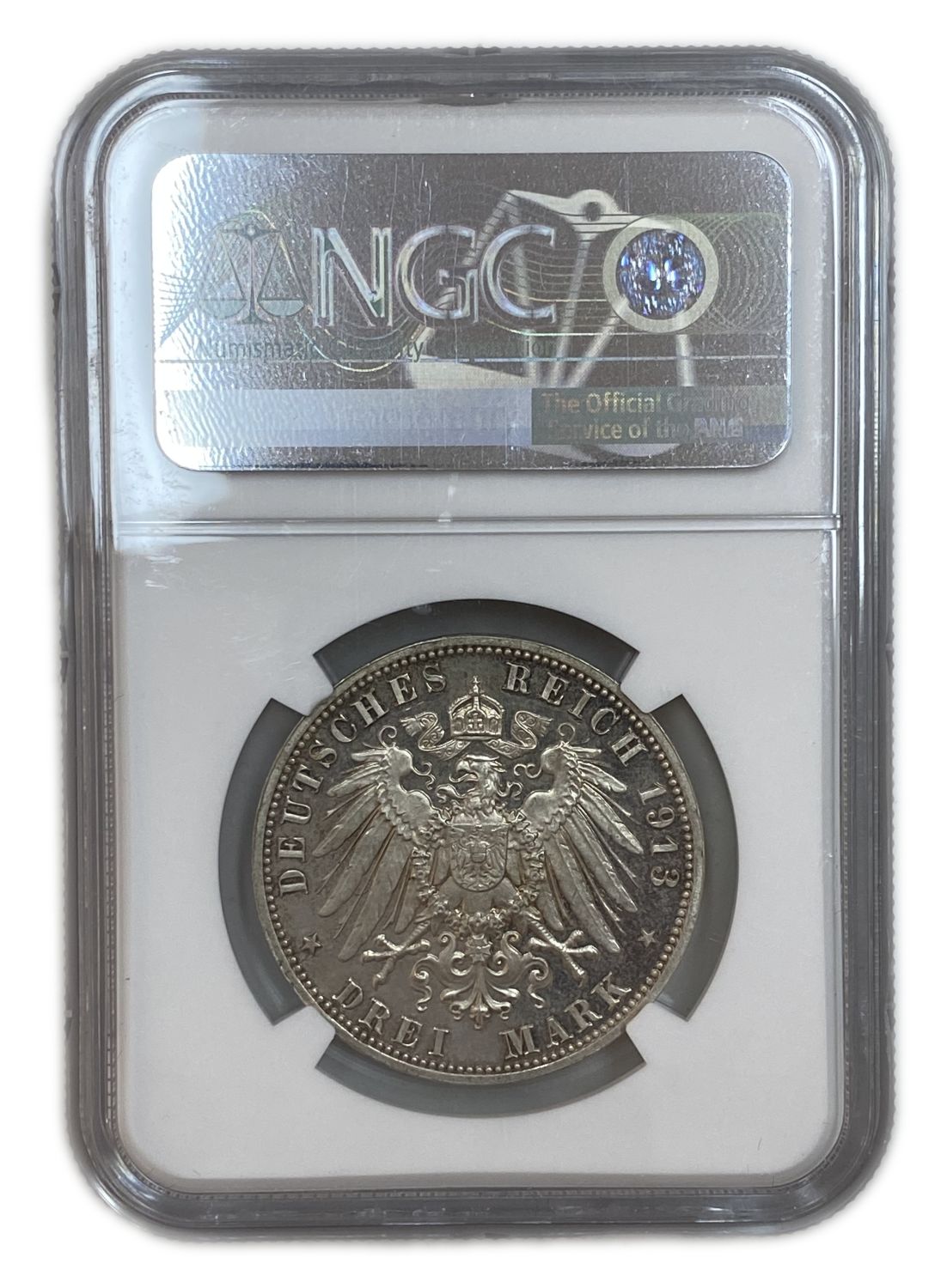 Germany (Saxony) - 3 Mark 1913E - Battle of Leipzig - NGC PF62 + CAMEO
The Battle of Leipzig, also ... - 1 3