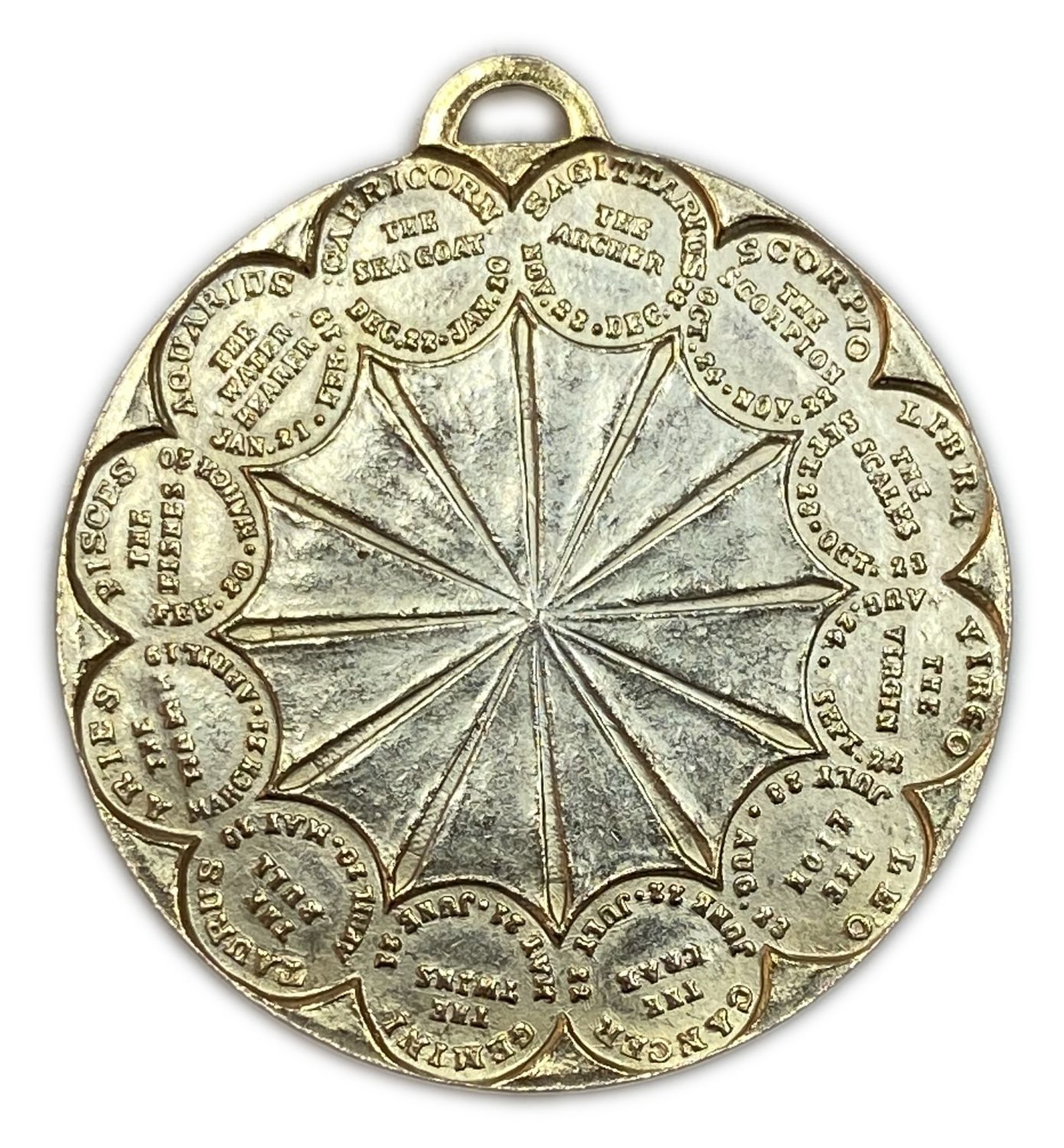 Judaica / Zionism - Medal of the 12 Zodiac
Face: Star of David with the word "Zion" inside, around ... - 1 1