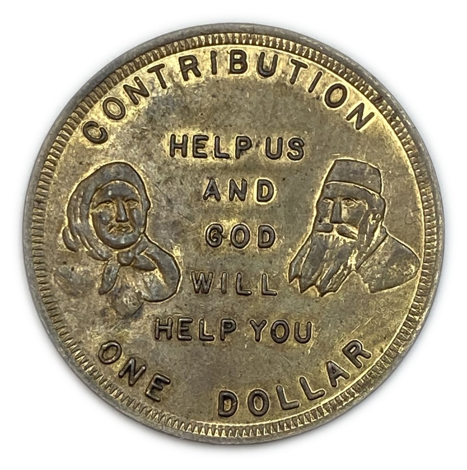 Judaica / Zionism - Donation token - Jewish aged home - USA - 20'.
donation tokens of $1 for Jewish ... - 1 0