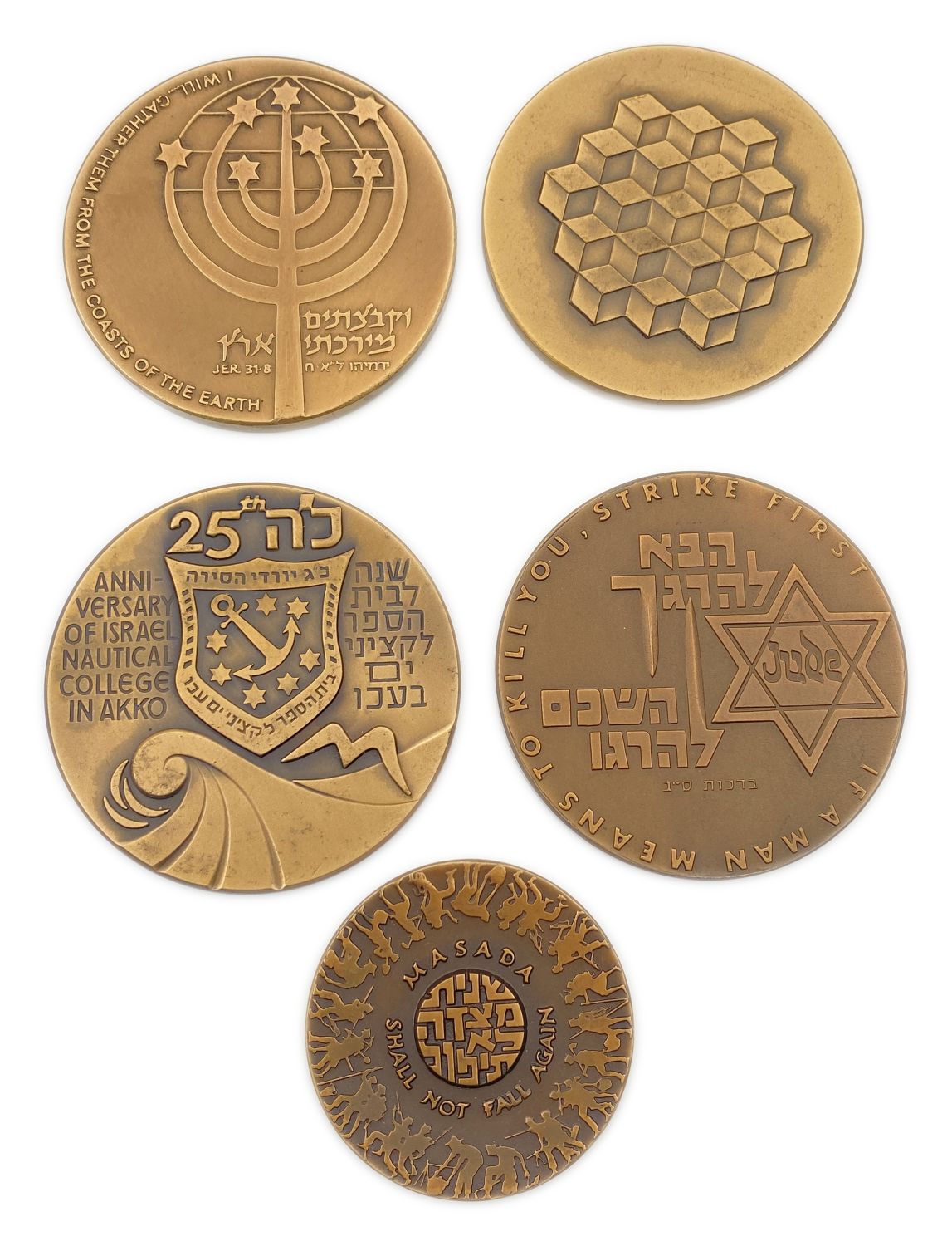 Israel - A collection of 11 medals from the Government Coins and Medals Company.
Different years and ... - 1 2