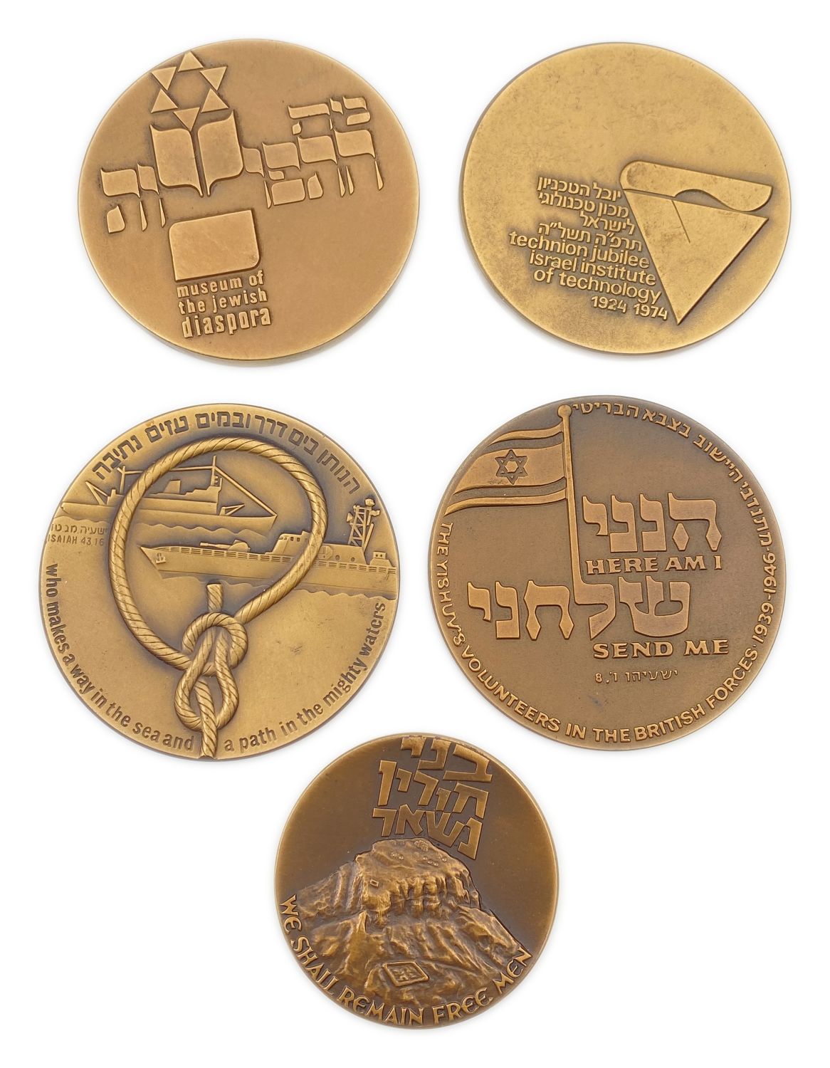 Israel - A collection of 11 medals from the Government Coins and Medals Company.
Different years and ... - 1 1