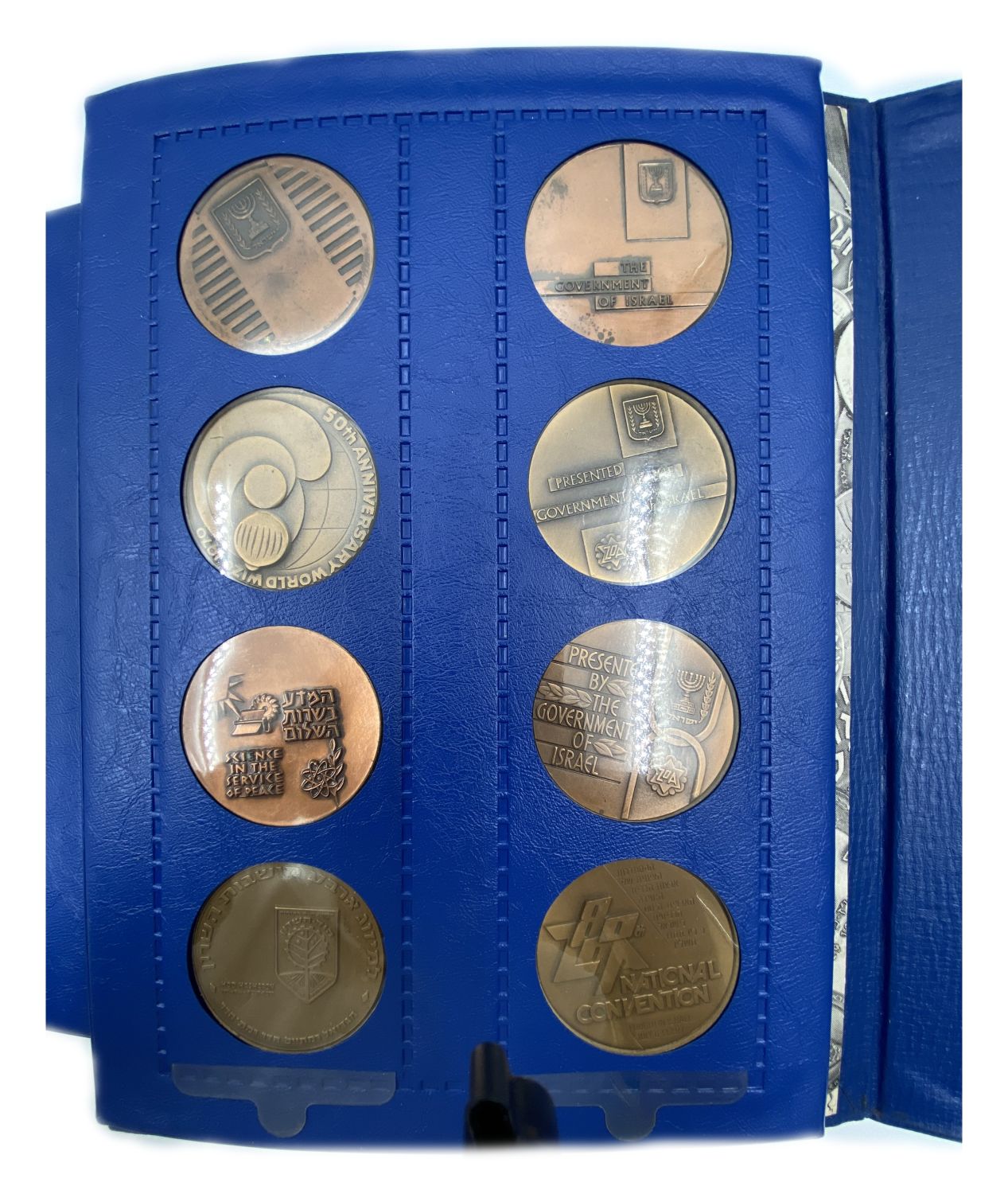 "Israel - an album containing 56 medals from the Government Coins and Medals Company.
Different ... - 1 2