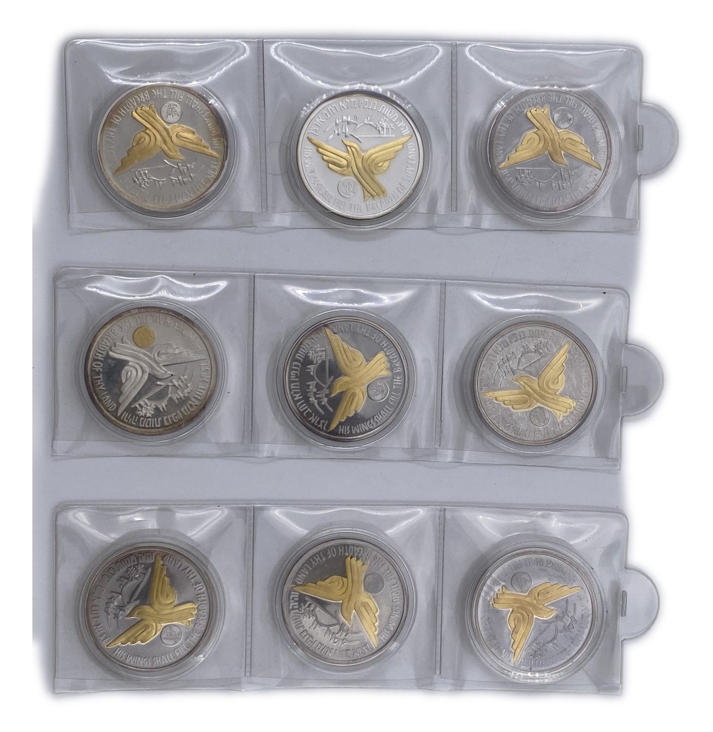 "Israel - STATE MEDAL 2003 -
Each medal - 925 silver, 29 g, 38.7 mm.
... - 1 0