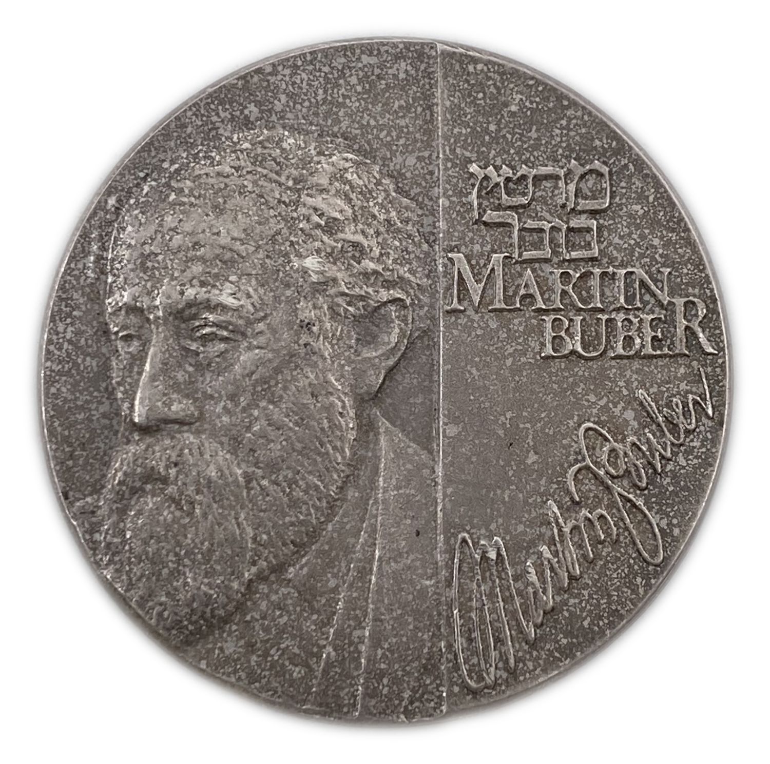 Israel - Martin Buber - 999 silver, 60 g, 50 mm.
Official Medal, 2001/5761 Fifth in the "Jewish ... - 1 0