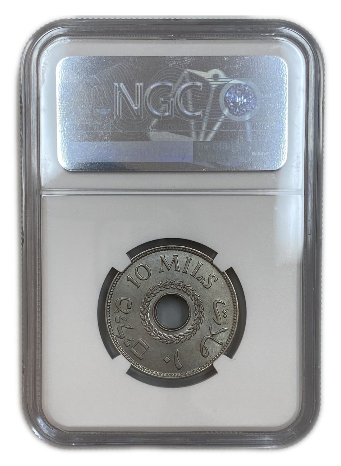 Palestine - 10 Mils 1942 - NGC 62 - UNC
MIL, was the Hebrew name of the coin that was legal in ... - 1 3
