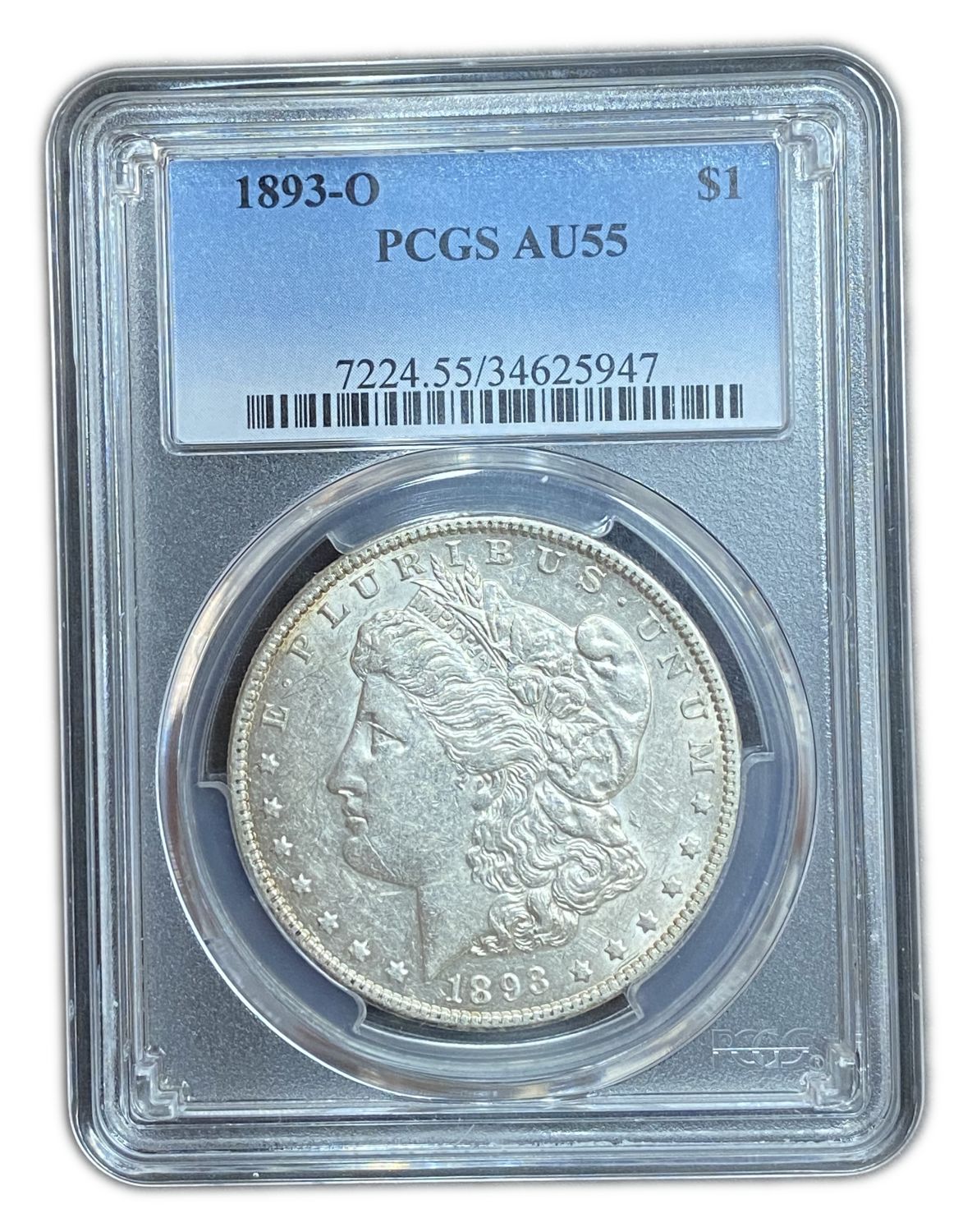 USA - 1 Morgan Dollar 1893-O - PCGS AU55 - Silver
The Morgan dollar was a United States dollar coin ... - 1 2