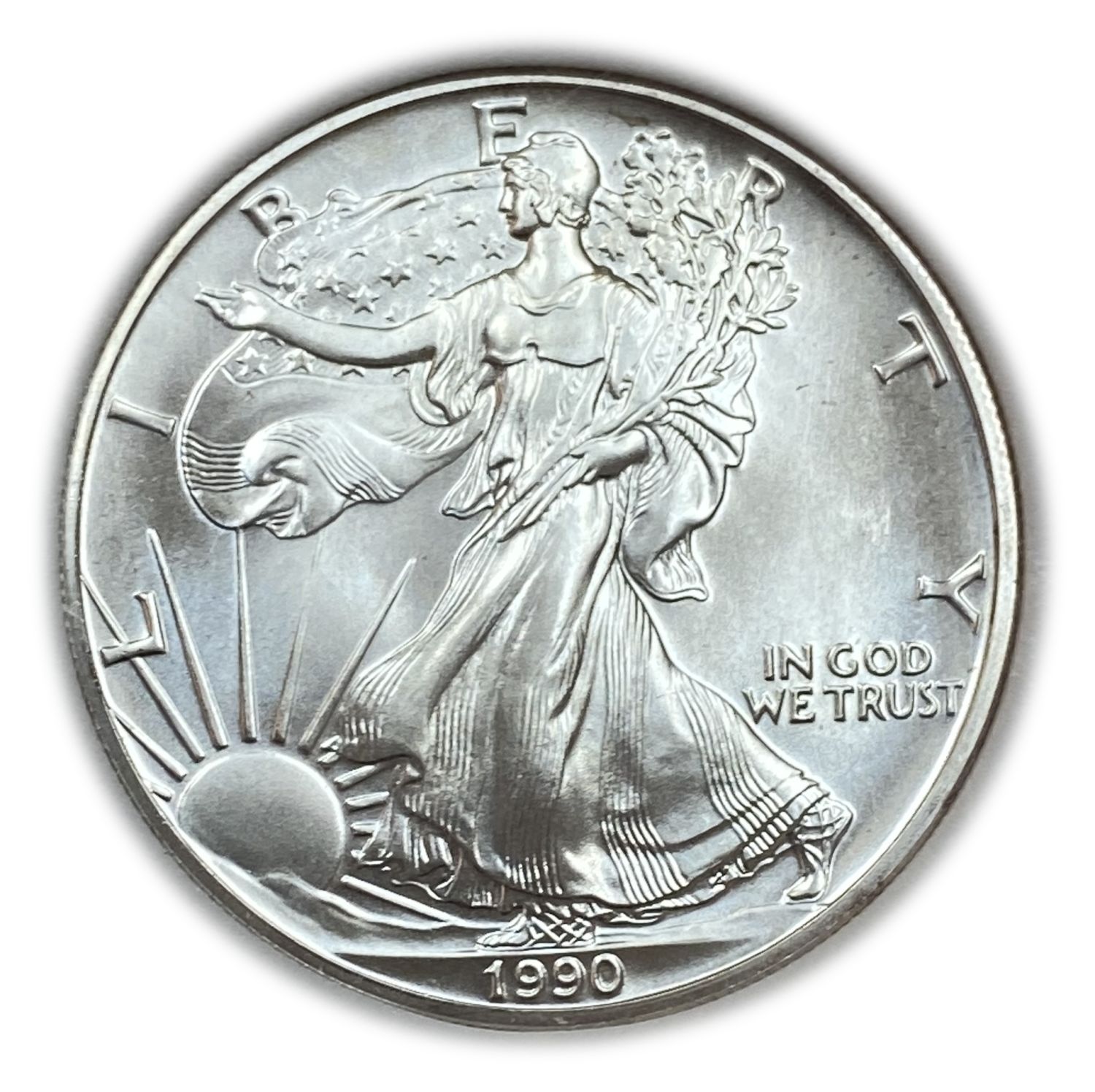 USA - 1 Dollar 1990 - "Walking Librety - Silver Eagle" - UNC
American Eagle Silver Bullion Coins ... - 1 0
