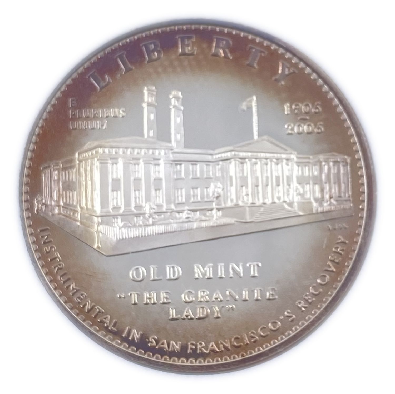 USA - 1 Dollar 2006-S - PROOF coin bearing the old coin mintage in San Francisco - UNC
Silver ... - 1 1