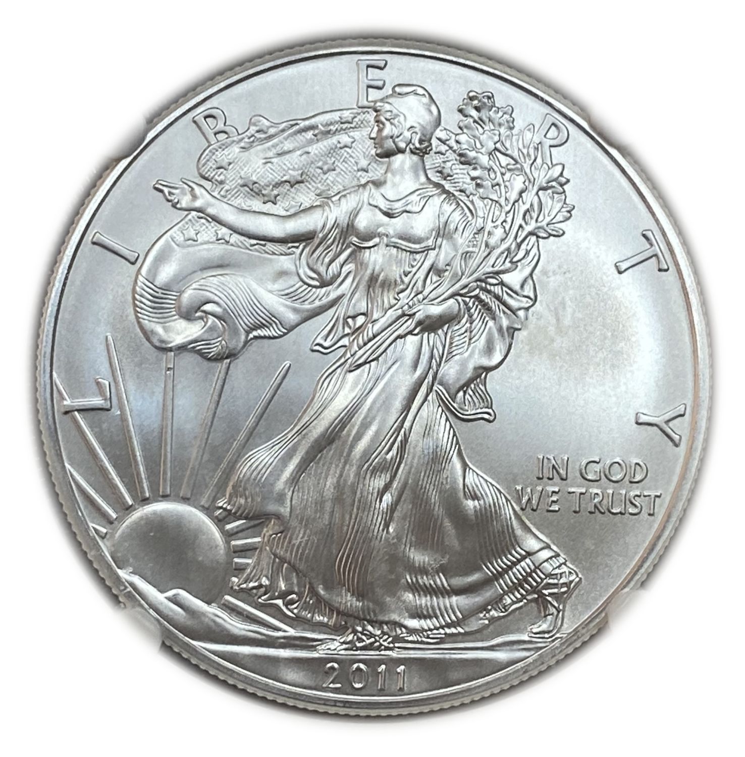 US - $ 1 2011 - "Walking Librety - Silver Eagle " - NGC MS 69 - Early Releases - To Mark 25 Years of These ... - 1 0