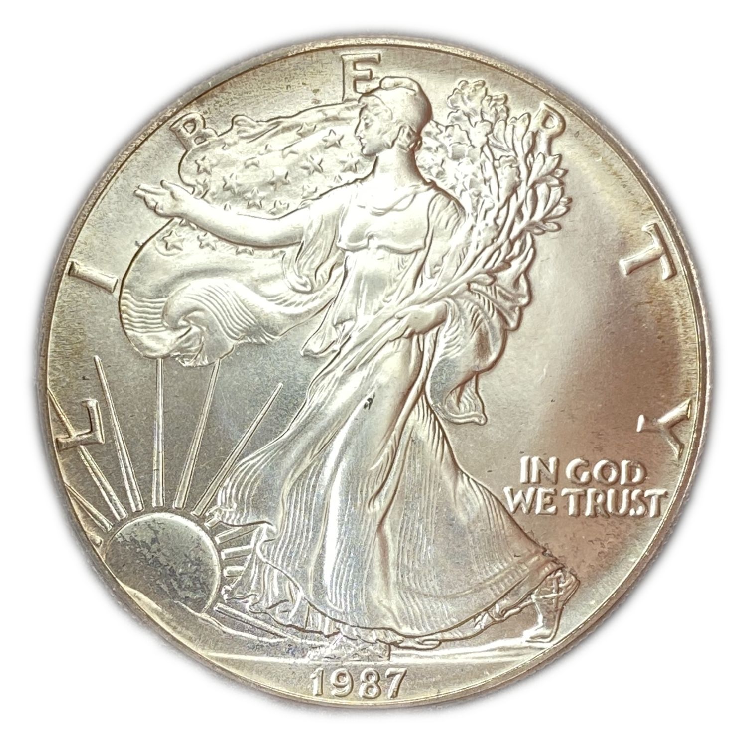 US - 20 coins of 1 DOllar 1987 - "Walking Librety" - UNC
American Eagle Silver Bullion Coins are ... - 1 1