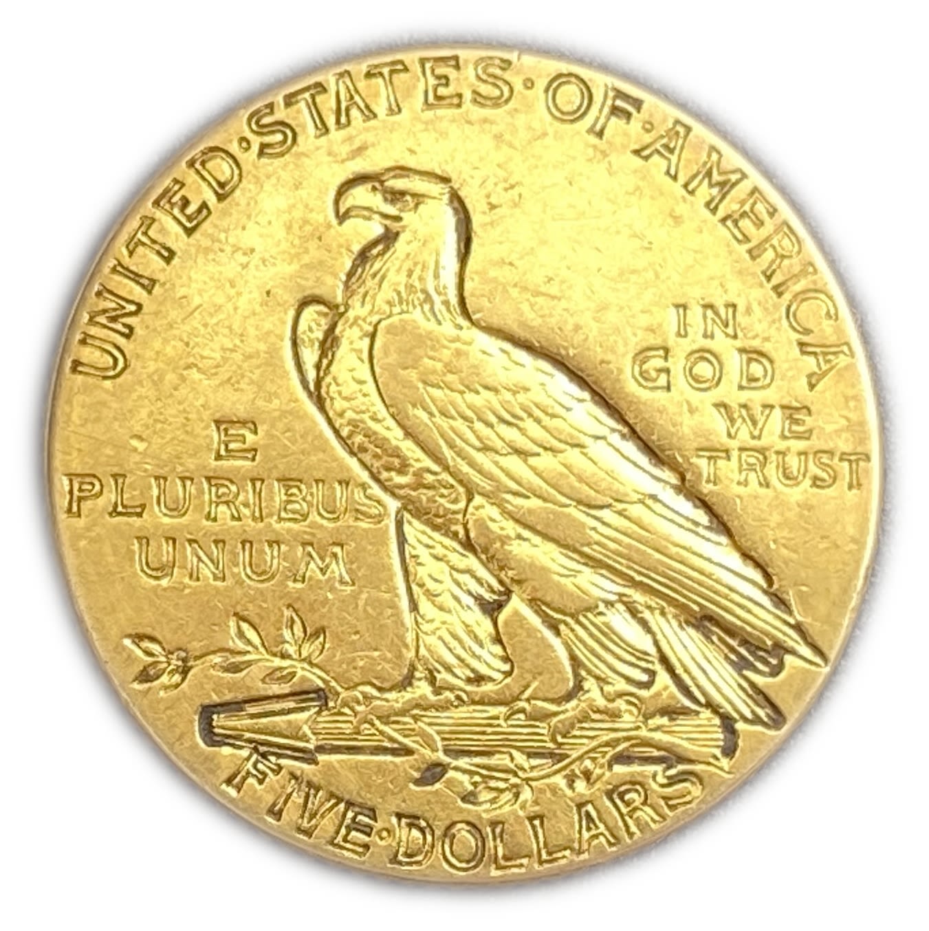 USA - 5 Dollars 1915 - "Indian Head" - 900 Gold, 8.29g, 21.6mm - Mintage 588,000 - 1 1