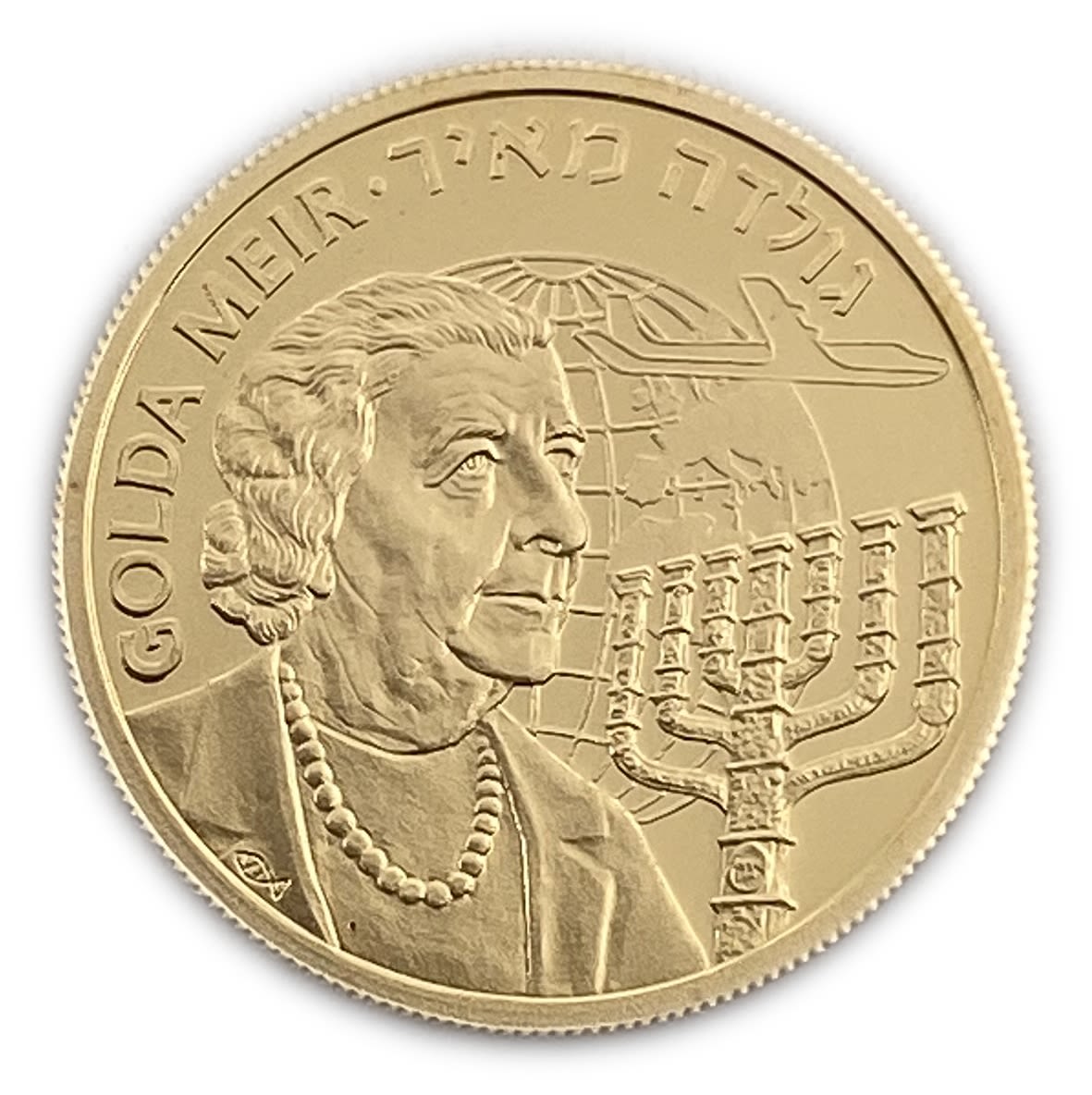 ISRAEL - Golda Meir - 100 Euro 1996 - Gold 916 , 3.5g , , 20.8 mm
Fourth medal in the "Prime ... - 1 0