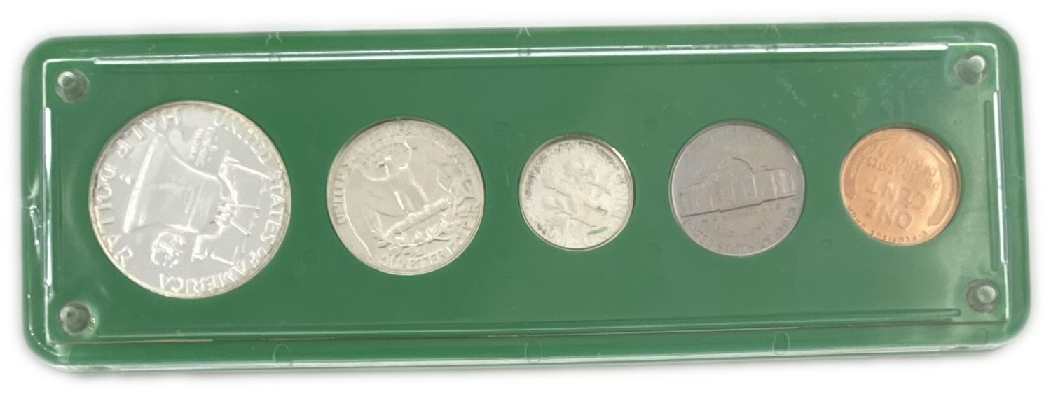 USA - 1 Cent, Nickel, Dime, Quarter, Half Dollar pair of 2 coins set from 1953.
Mintage - 128 ... - 1 4