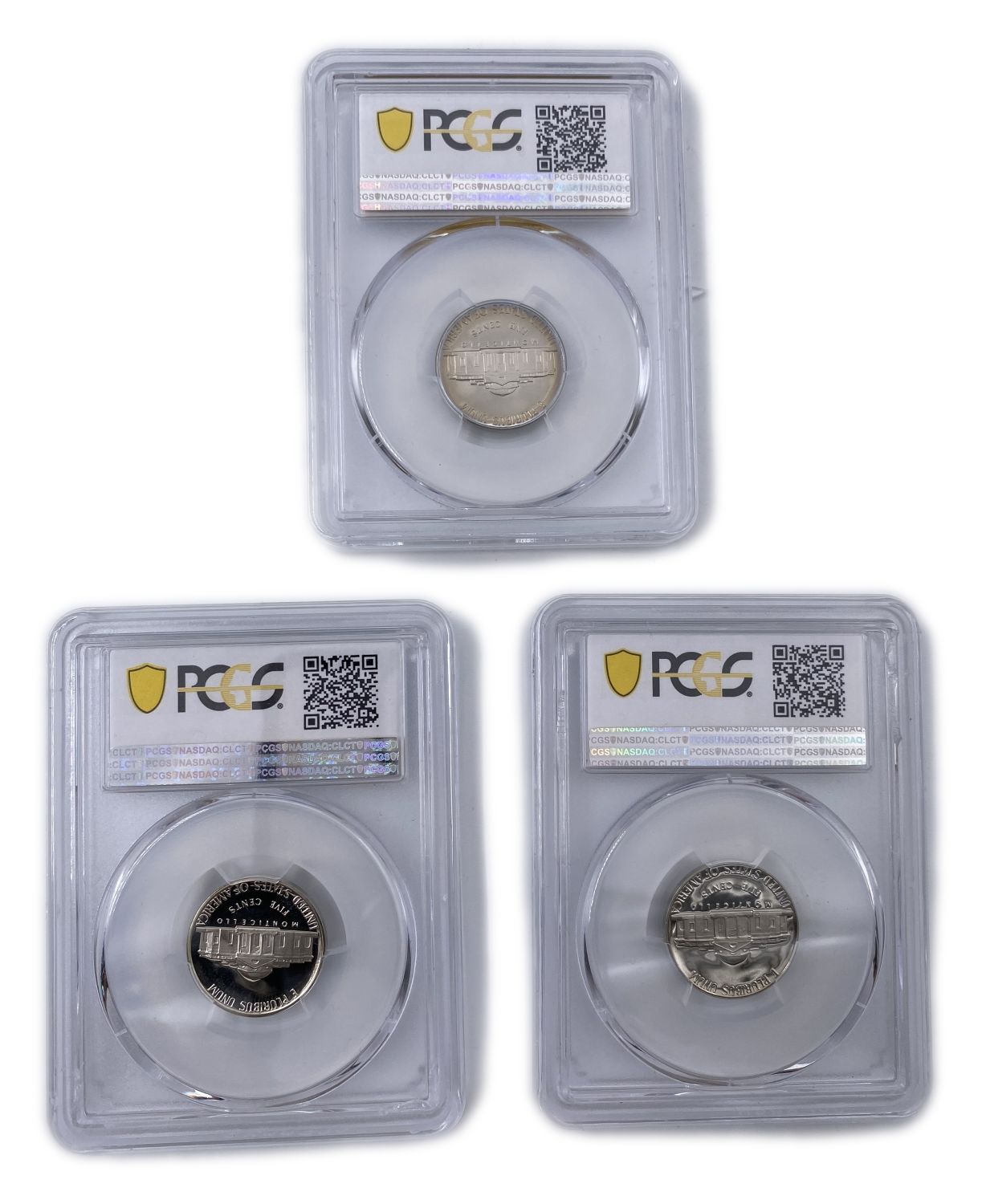 USA - Lot of 18 United States Coins graded by PCGS - Various Values, Extremely High gradings - 1 10