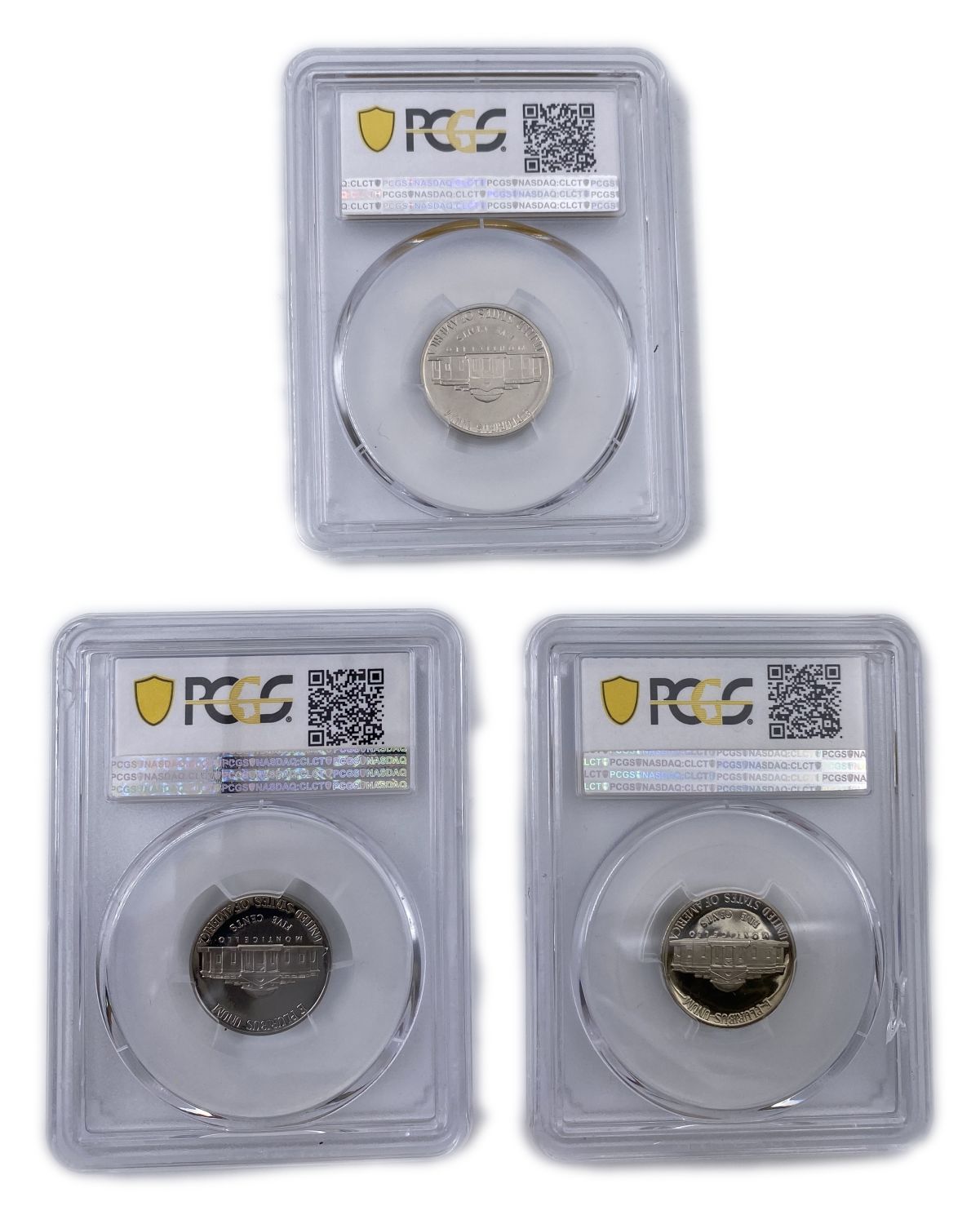 USA - Lot of 18 United States Coins graded by PCGS - Various Values, Extremely High gradings - 1 2