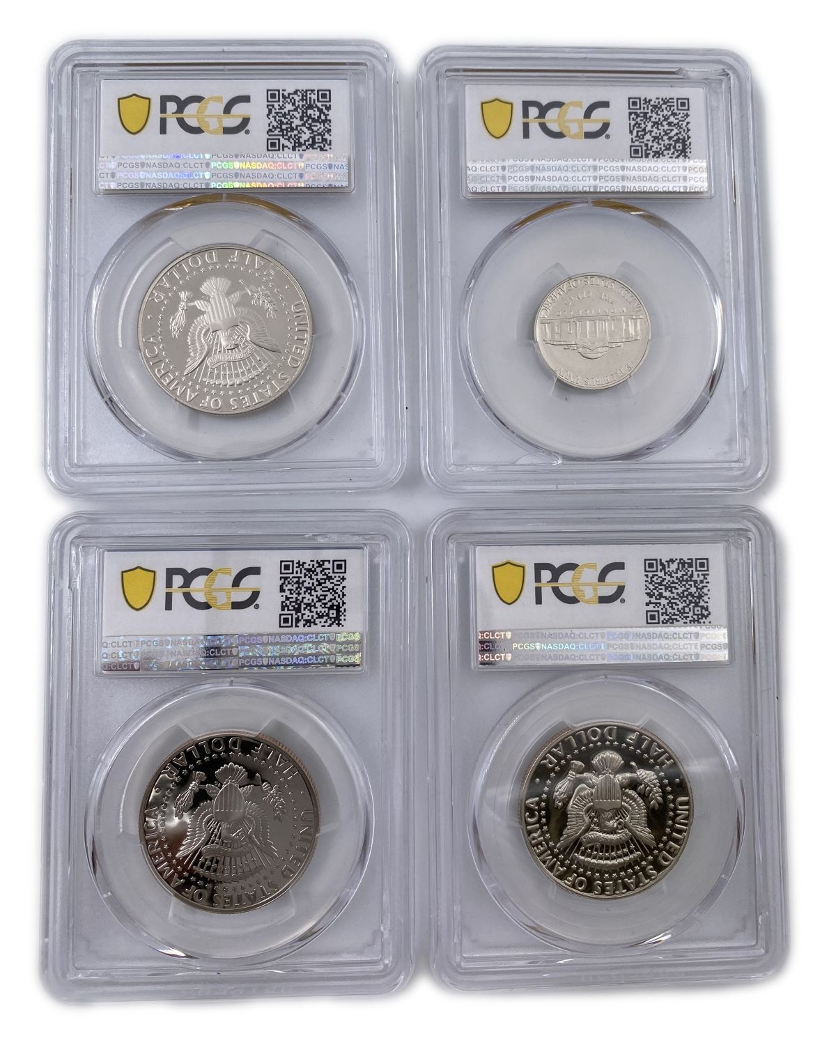 USA - Lot of 18 United States Coins graded by PCGS - Various Values, Extremely High gradings - 1 6