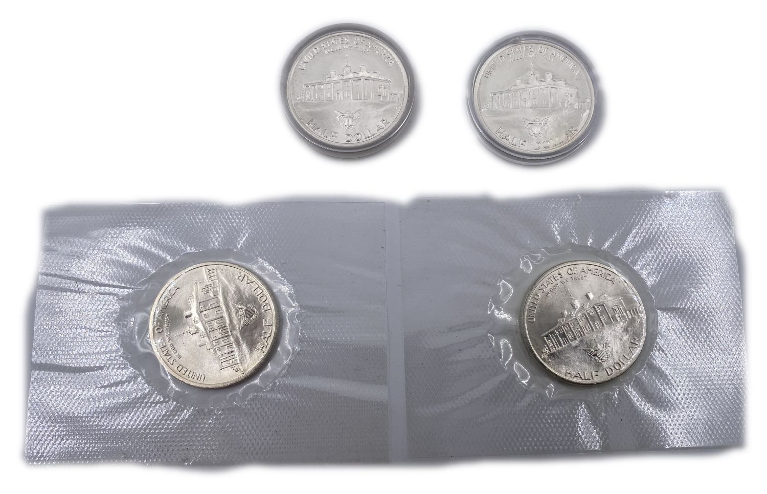 USA - Lot of 9 coins and silver medals - 1 4