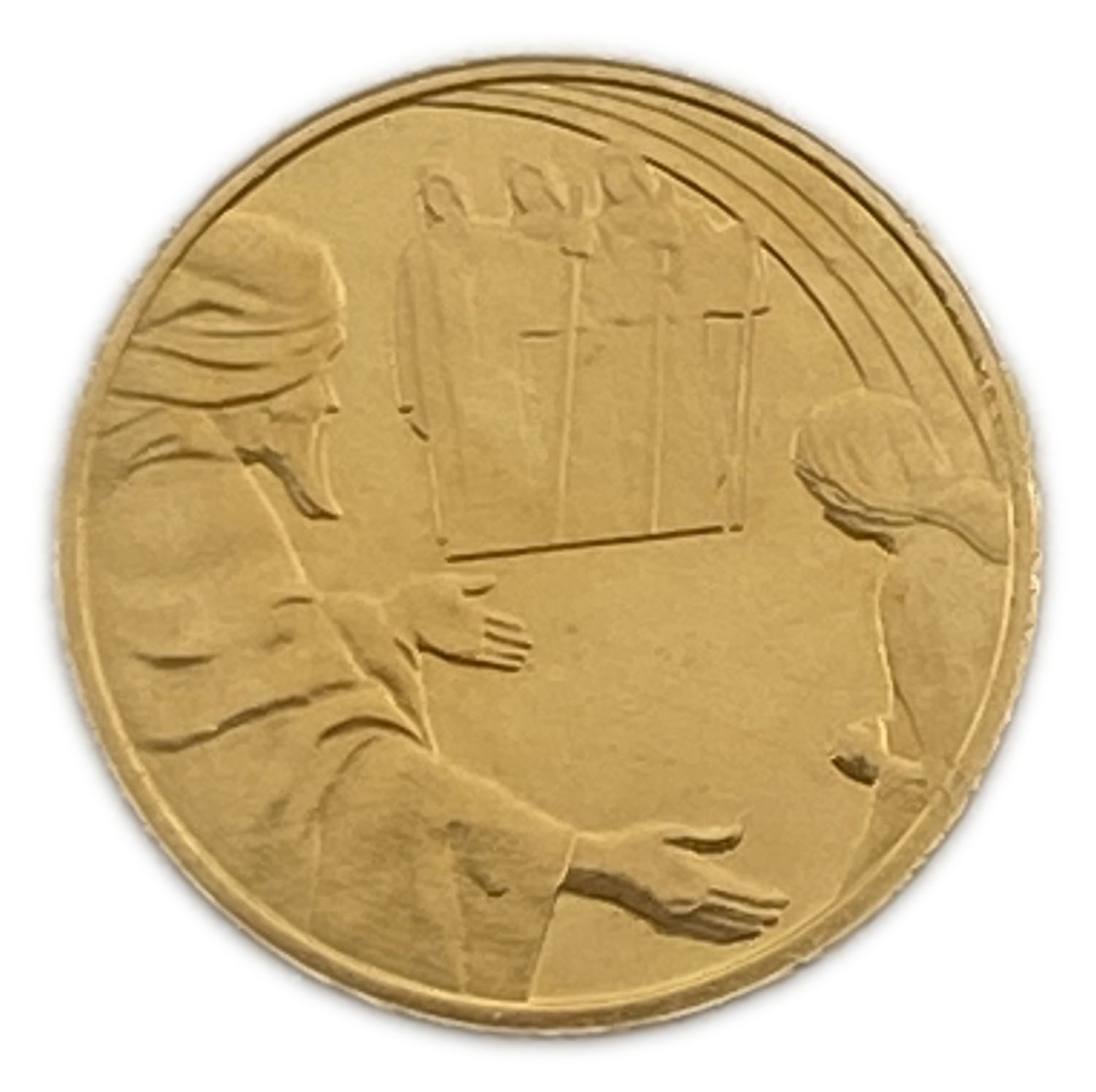 ISRAEL - Abraham and The Angels 2006 - Gold 999 , 1.24 g , 13.92 mm
11th in the Biblical Art Coin ... - 1 1