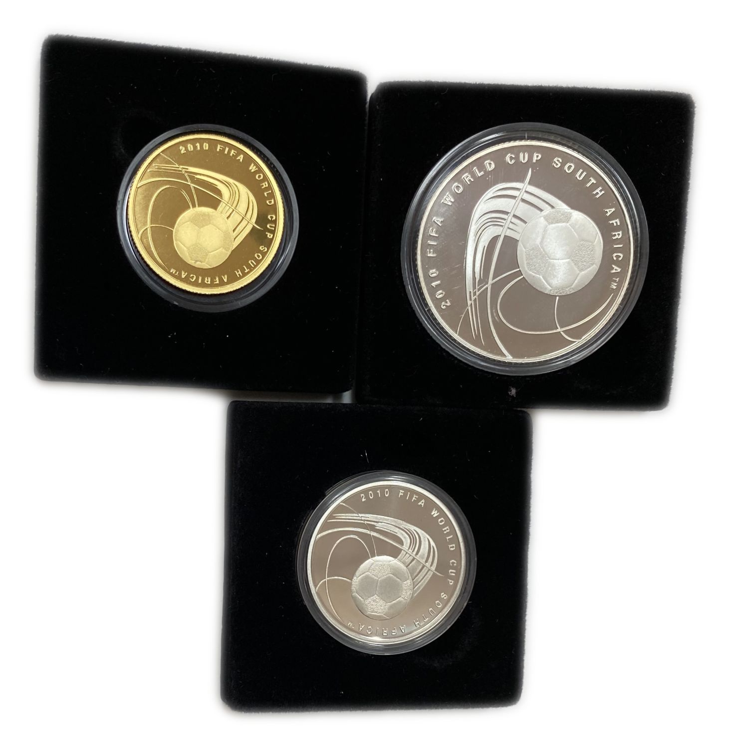 Israel - 3 FIFA coins
1. Gold coin 5 shekels - 999 gold, 7.70 g, 27 mm.
2. ... - 1 0