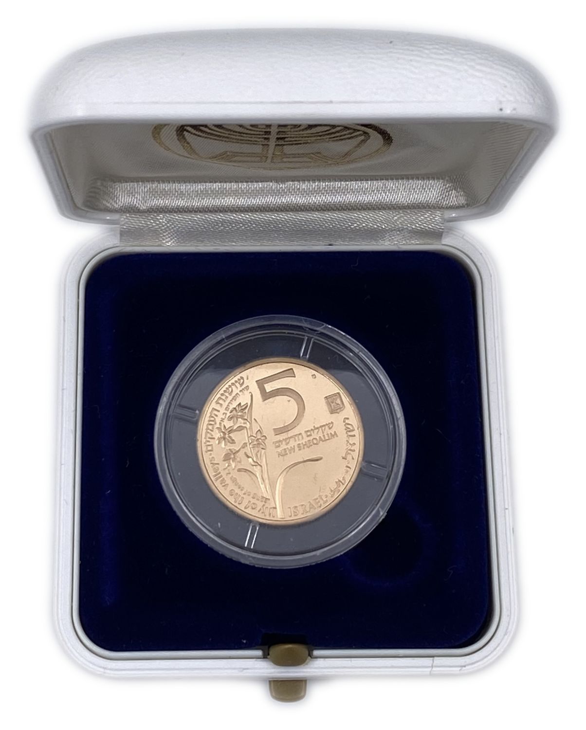 ISRAEL - "Flora and Fauna from the Song of Songs" Coin, 1992 - Gold 900 , 8.63 g, 22 mm
The Roe and ... - 1 2
