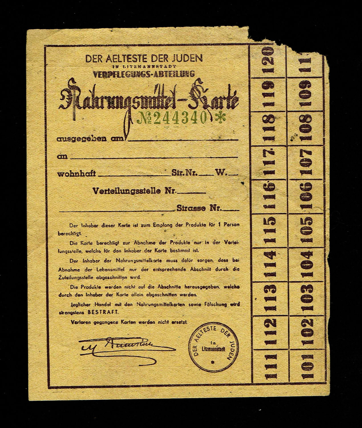 Holocaust concentration camps money - Poland - means of payment for bread and milk, bilateral, ghetto lodge - ... - 1 0