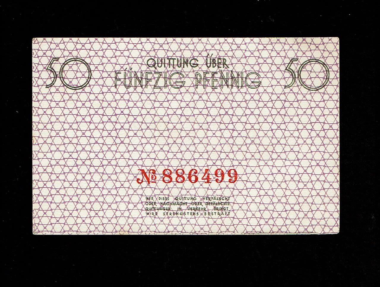 Holocaust concentration camps money - Poland - Pair banknotes of 50 pfenning 1940 - ghetto Lodz - AU
... - 1 4